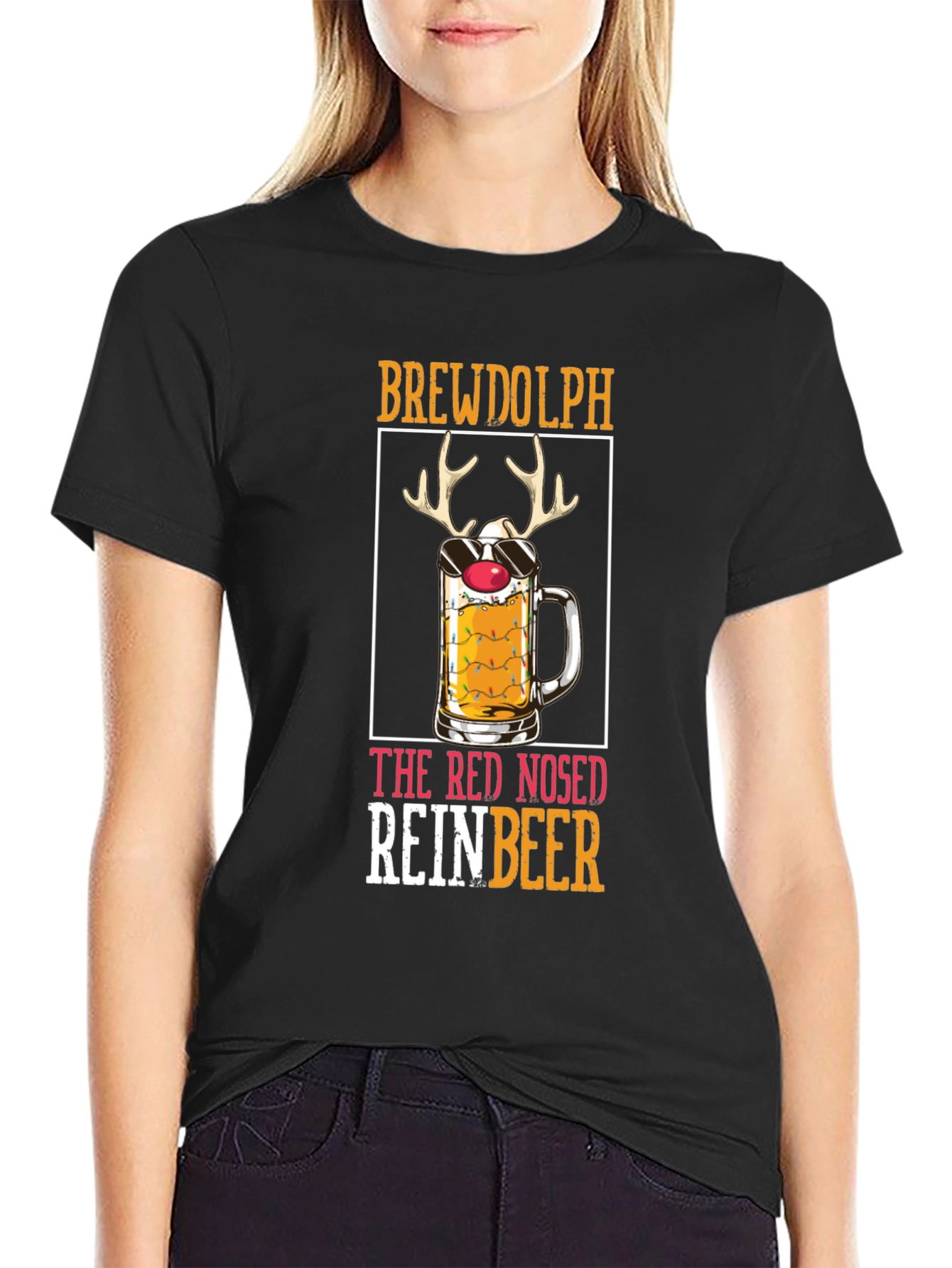 Brewdolph Reinbeer Graphic T-Shirt