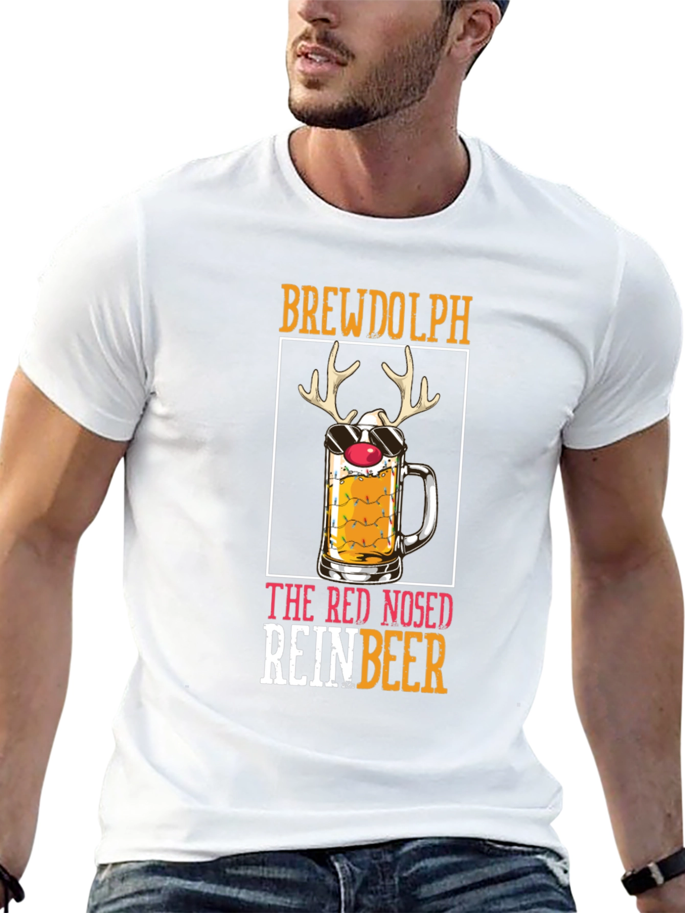 Brewdolph Reinbeer Graphic T-Shirt