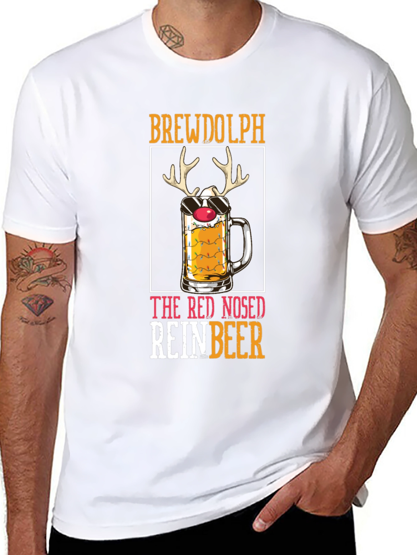 Brewdolph Reinbeer Graphic T-Shirt