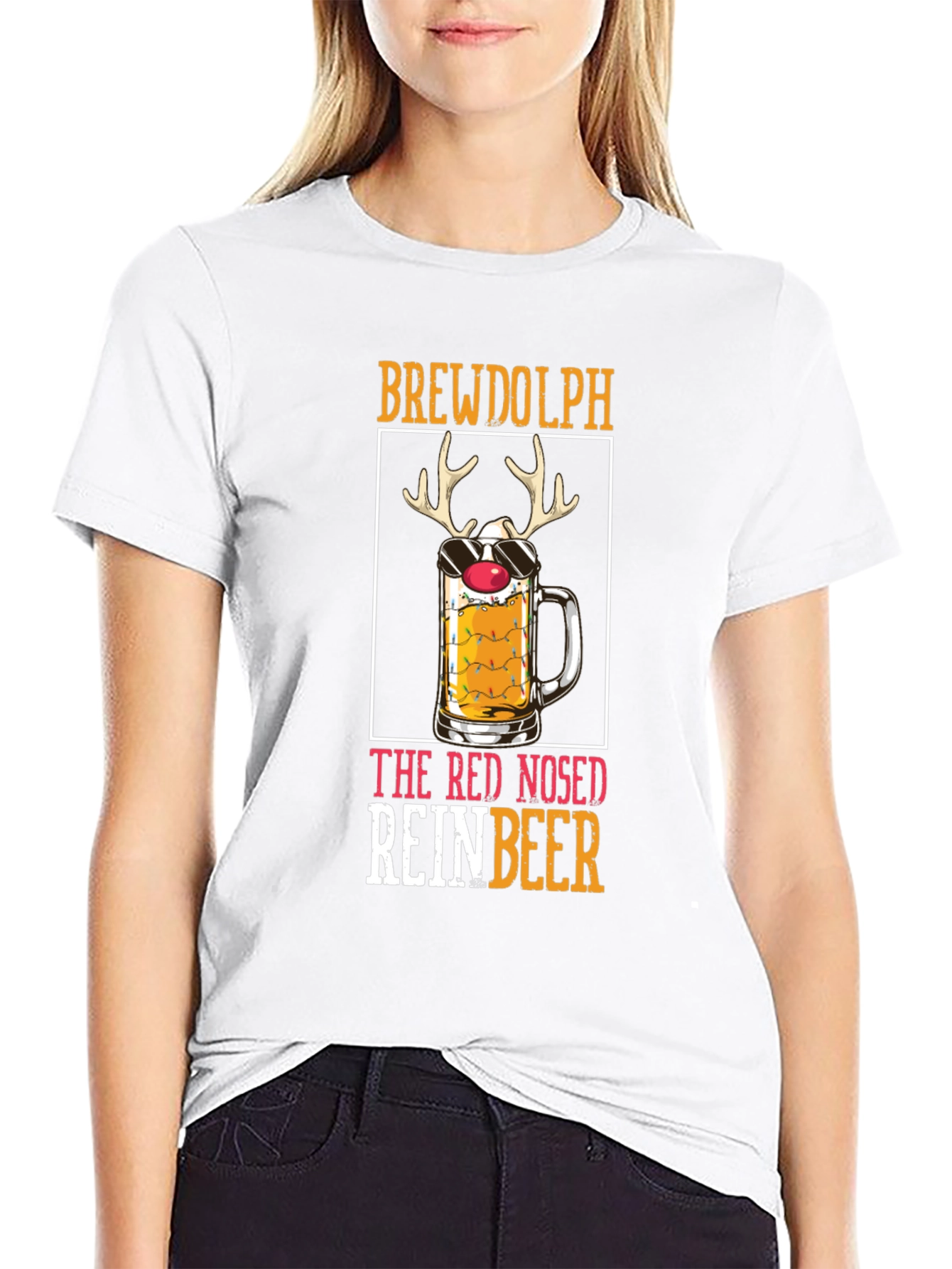 Brewdolph Reinbeer Graphic T-Shirt