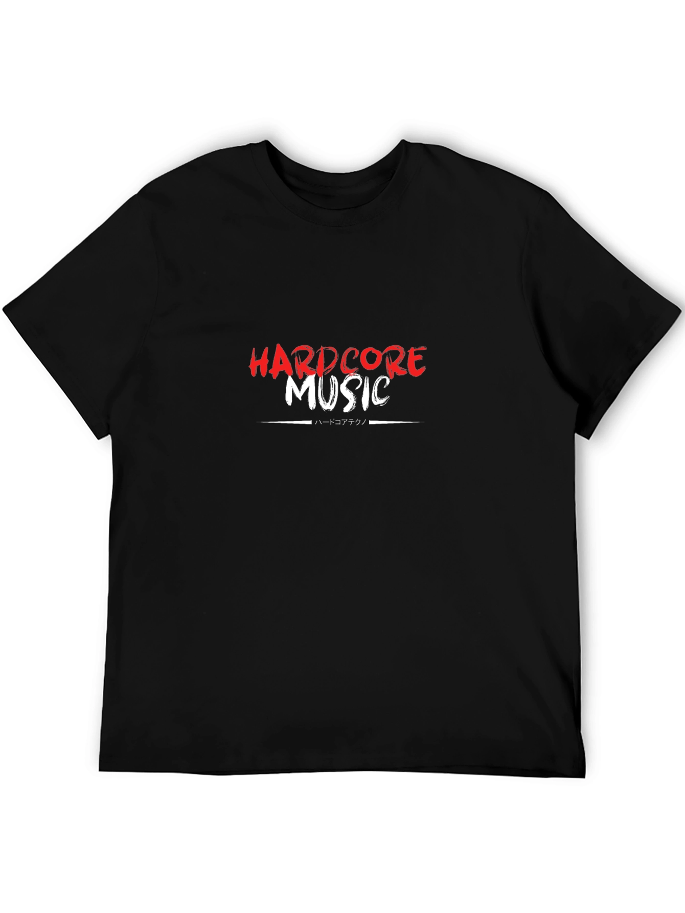 Hardcore Music Black T-Shirt