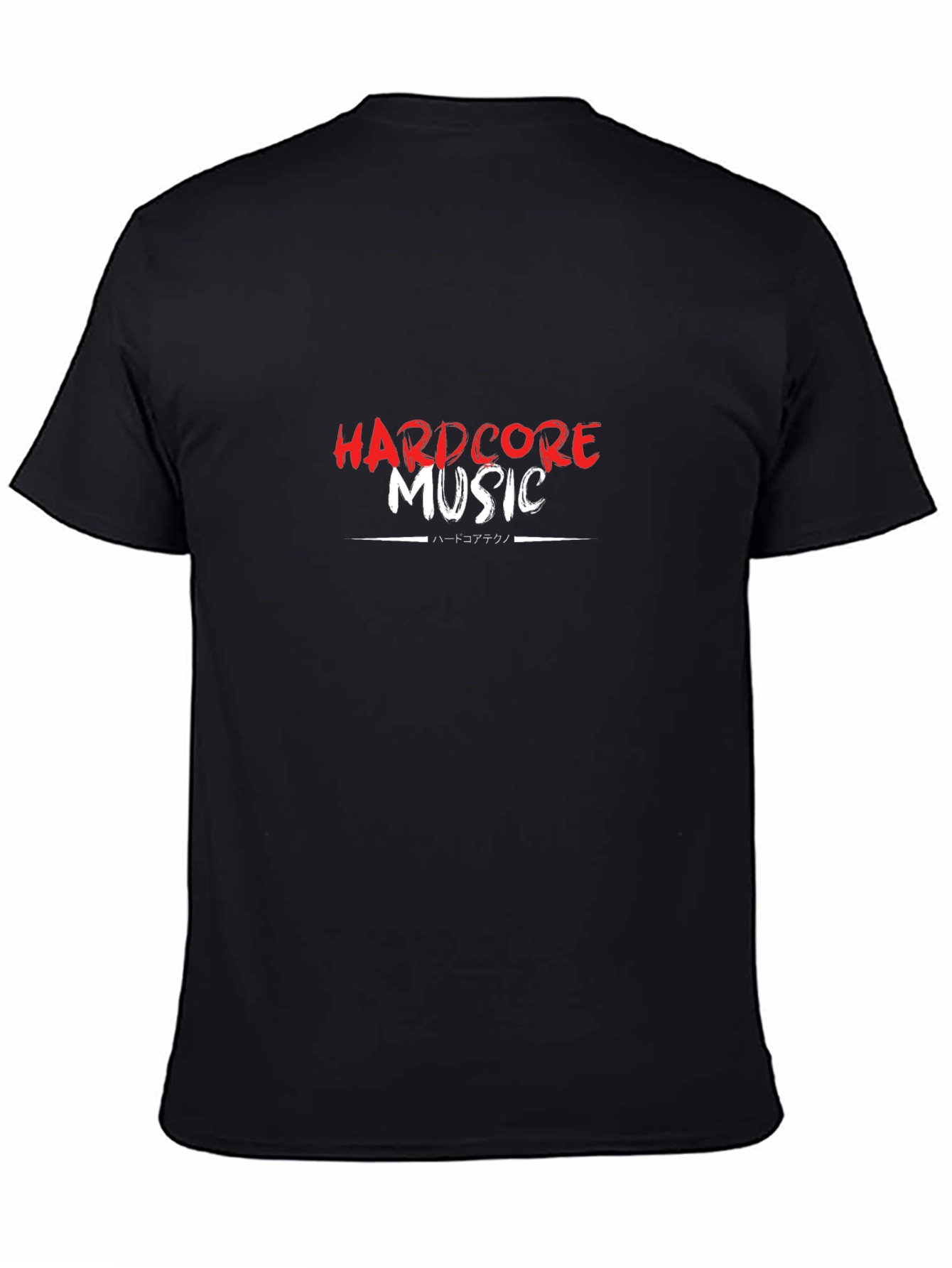 Hardcore Music Black T-Shirt