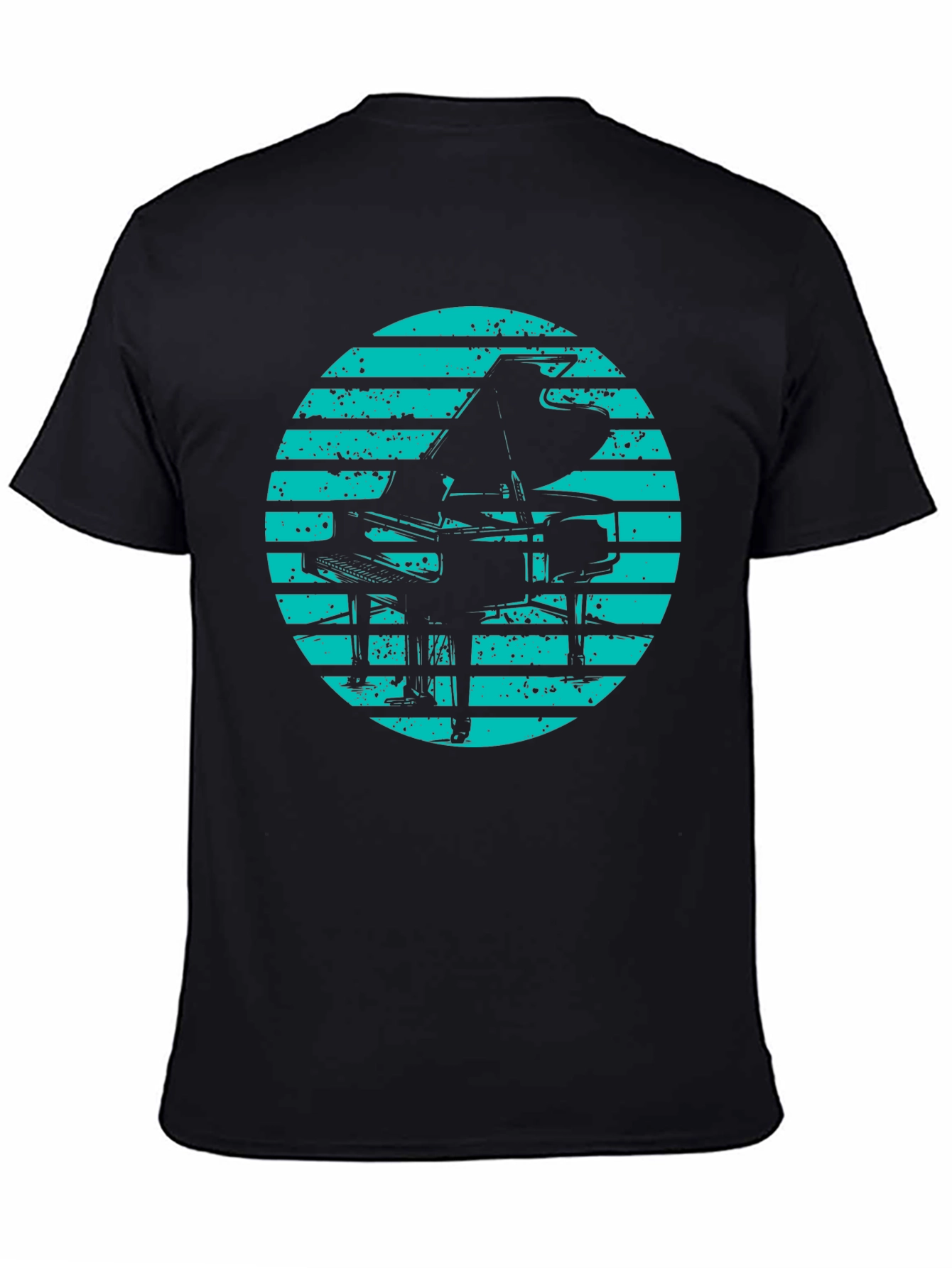 Retro Piano Graphic Tee - Stylish Music Lover T-Shirt