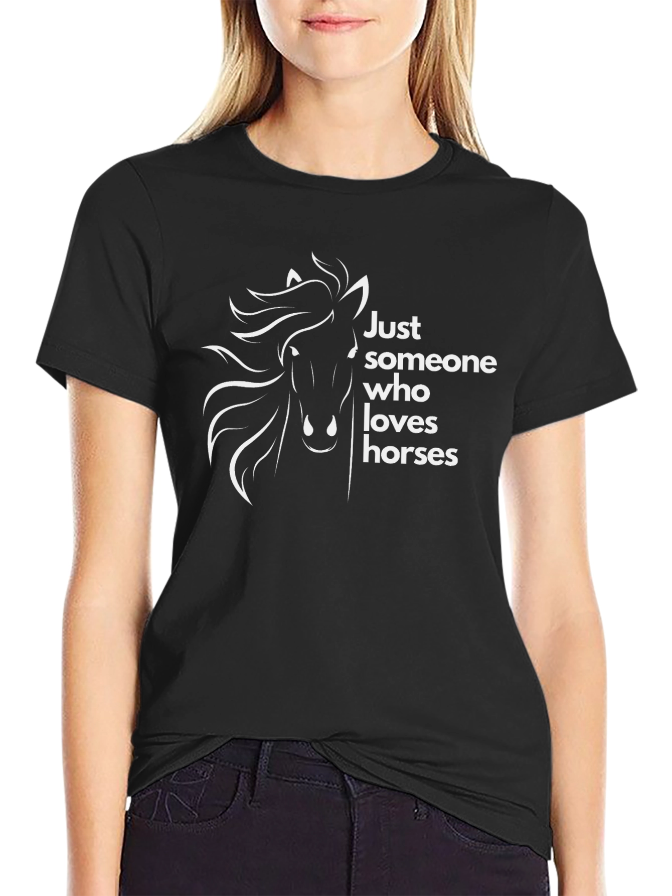 Horse Lover Graphic Tee - Unisex Black Shirt