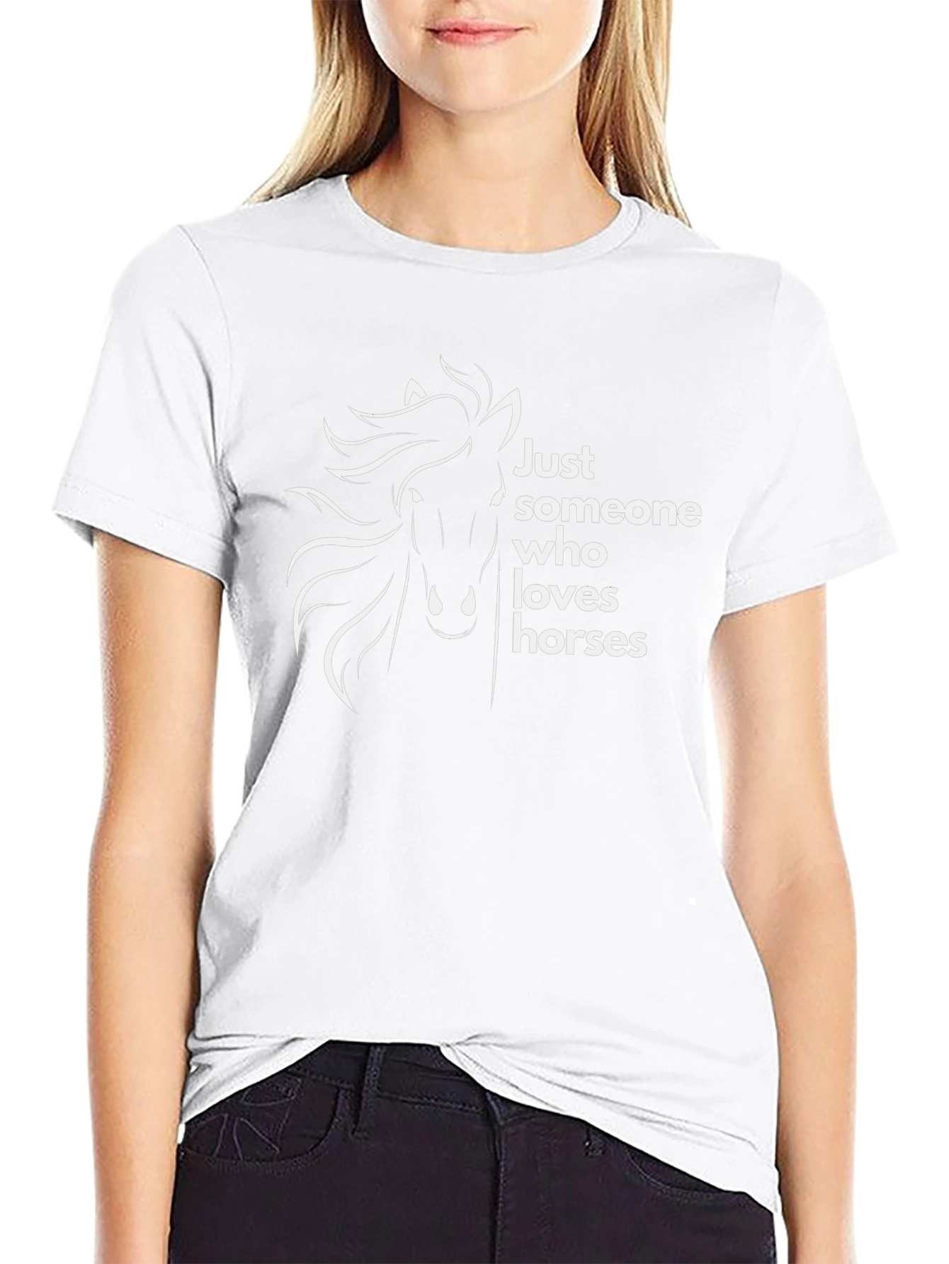 Horse Lover Graphic Tee - Unisex Black Shirt