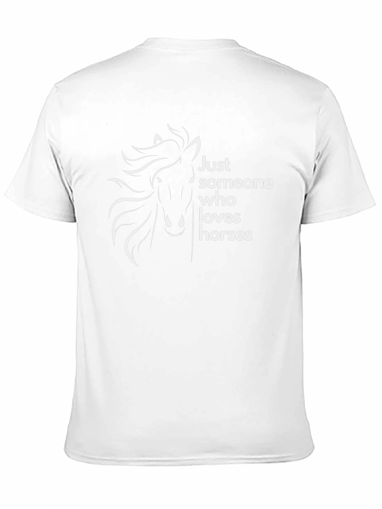 Horse Lover Graphic Tee - Unisex Black Shirt