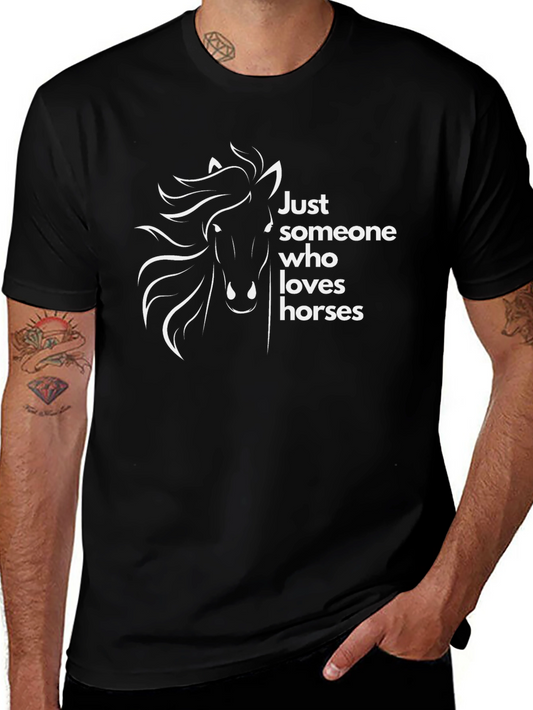 Horse Lover Graphic Tee - Unisex Black Shirt