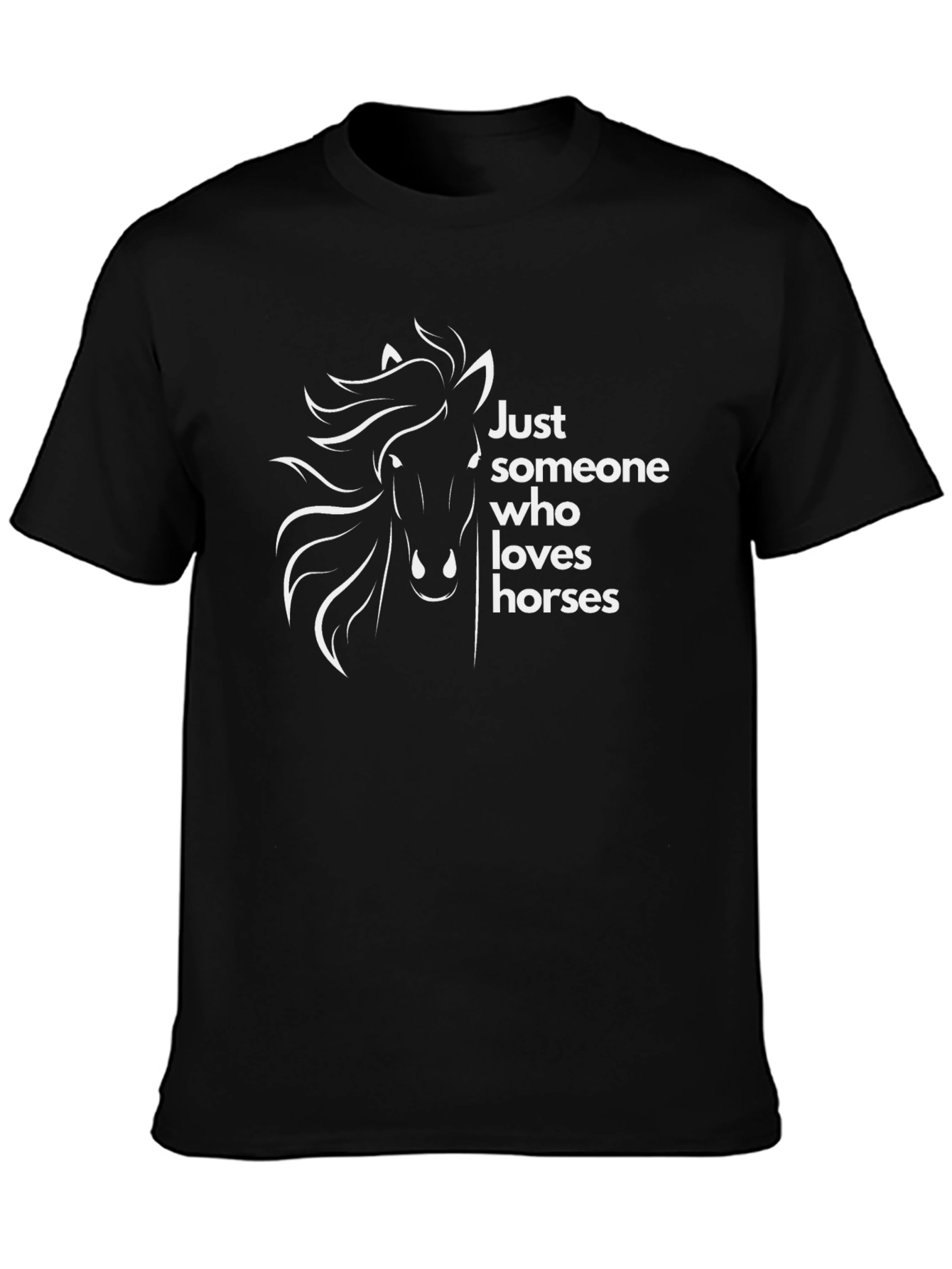 Horse Lover Graphic Tee - Unisex Black Shirt