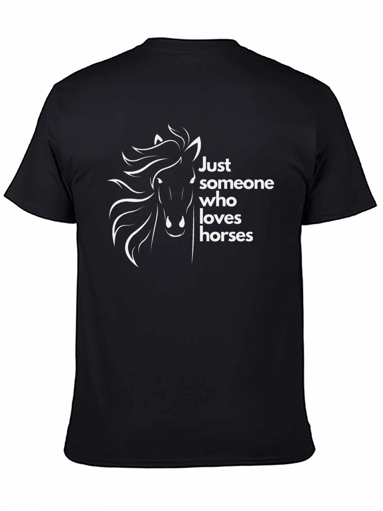 Horse Lover Graphic Tee - Unisex Black Shirt