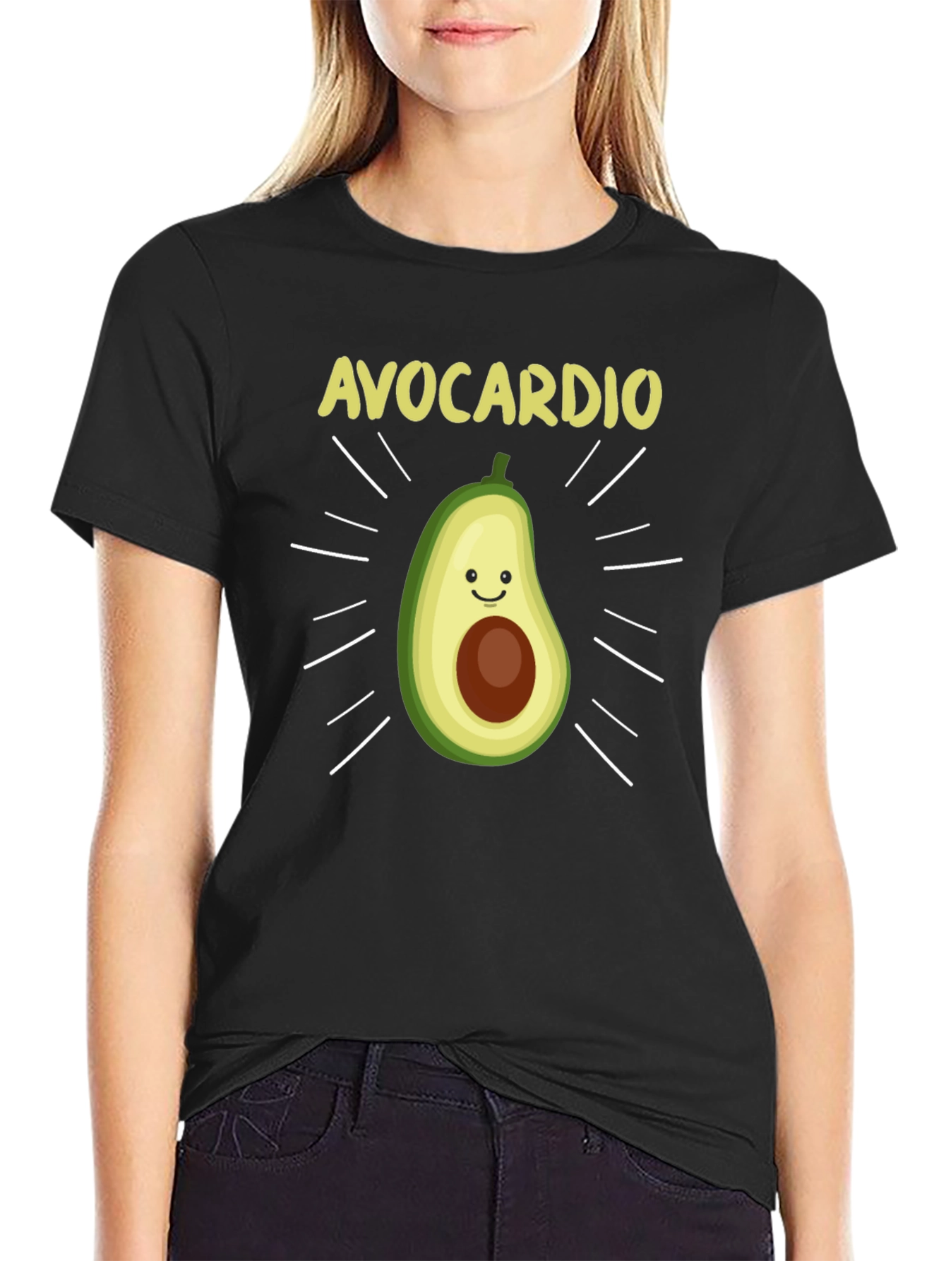 Avocardio Funny Avocado Workout T-Shirt