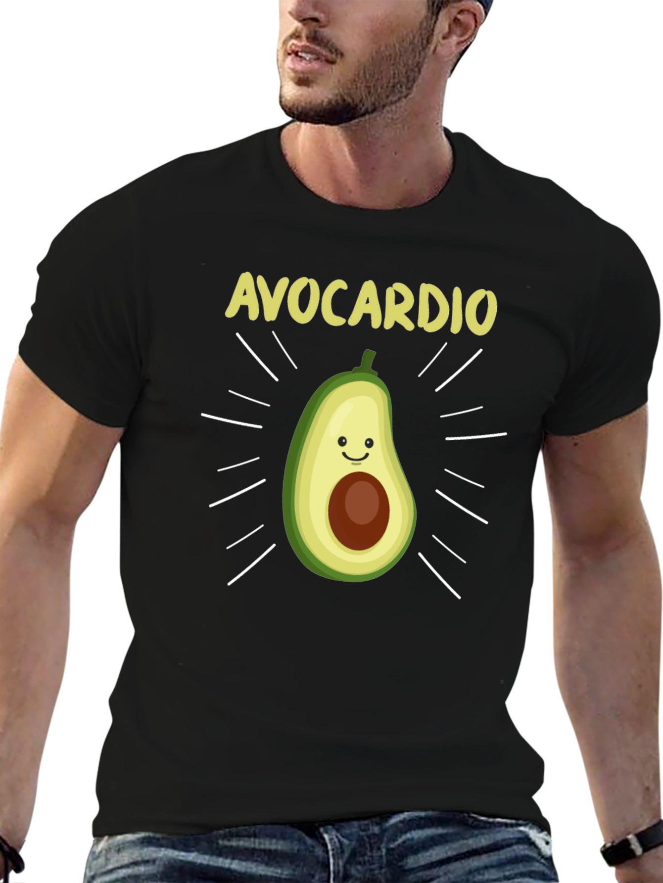 Avocardio Funny Avocado Workout T-Shirt