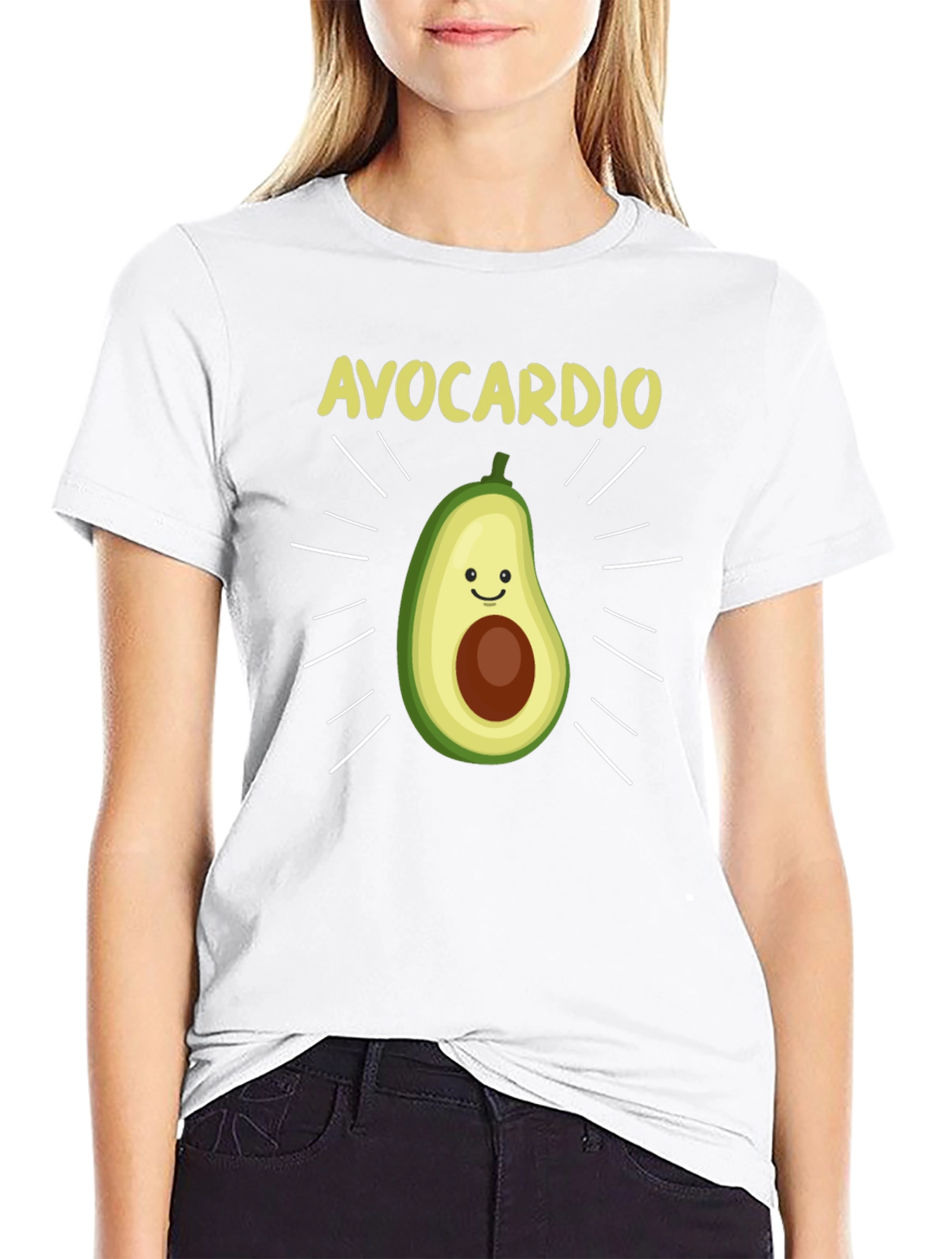 Avocardio Funny Avocado Workout T-Shirt