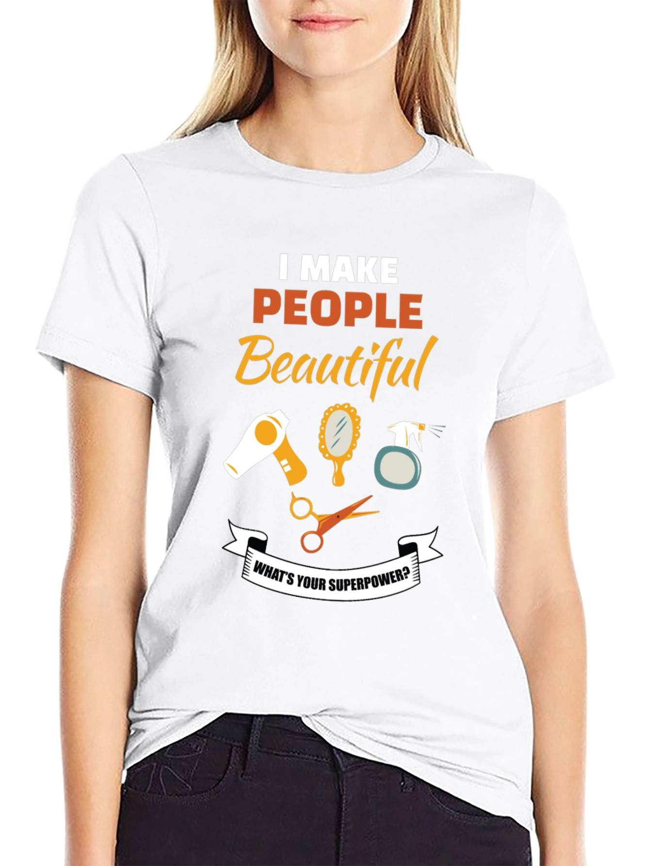 I Make People Beautiful Barber T-Shirt