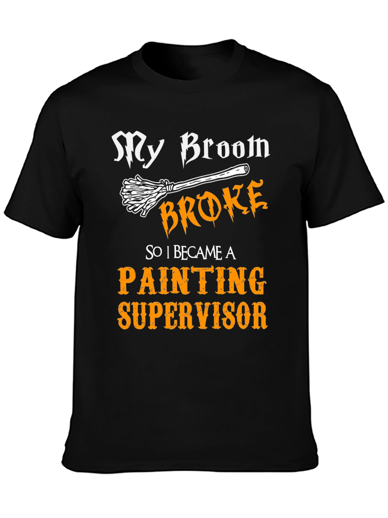 Funny Painting Supervisor Halloween T-Shirt