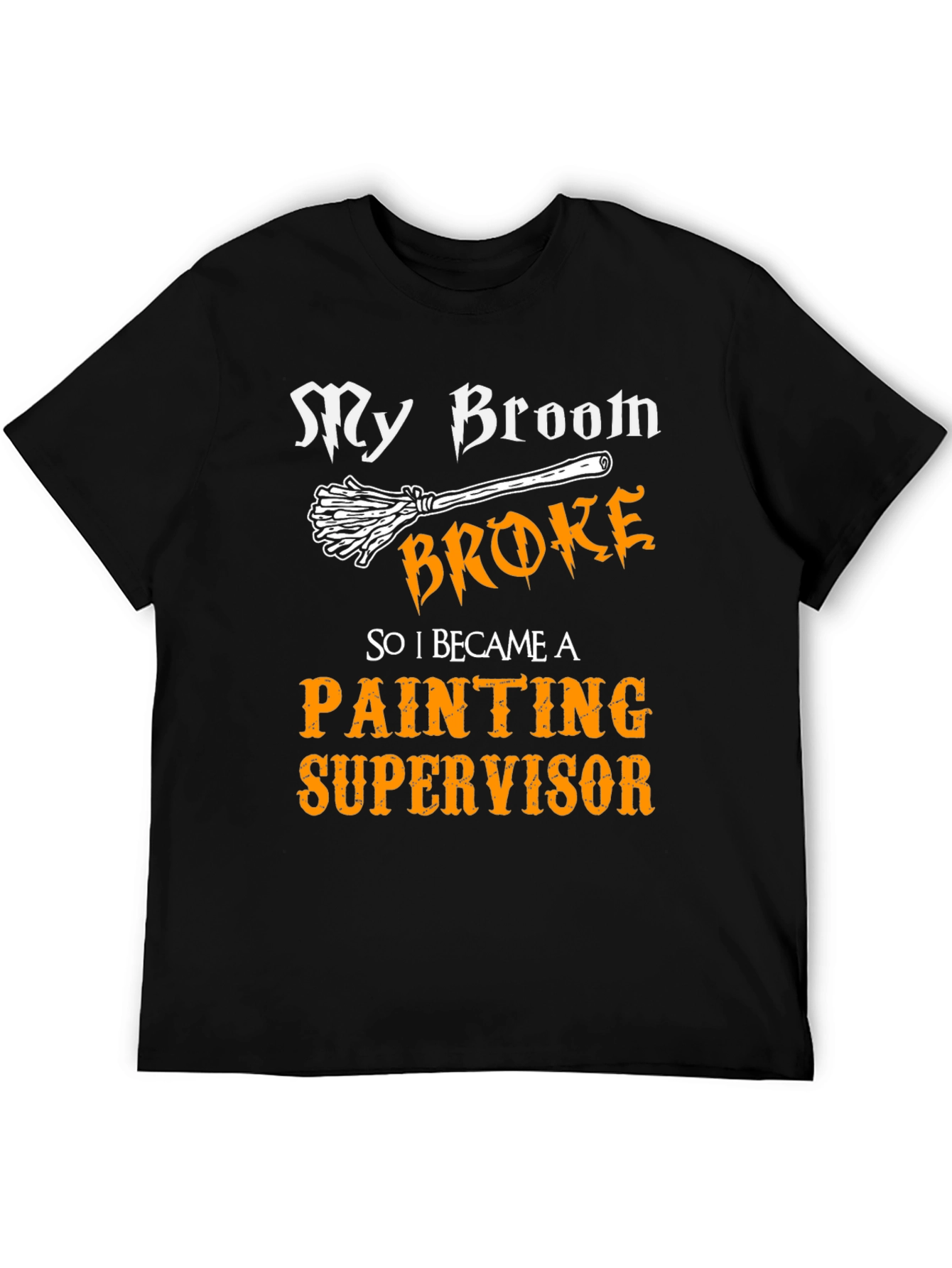 Funny Painting Supervisor Halloween T-Shirt
