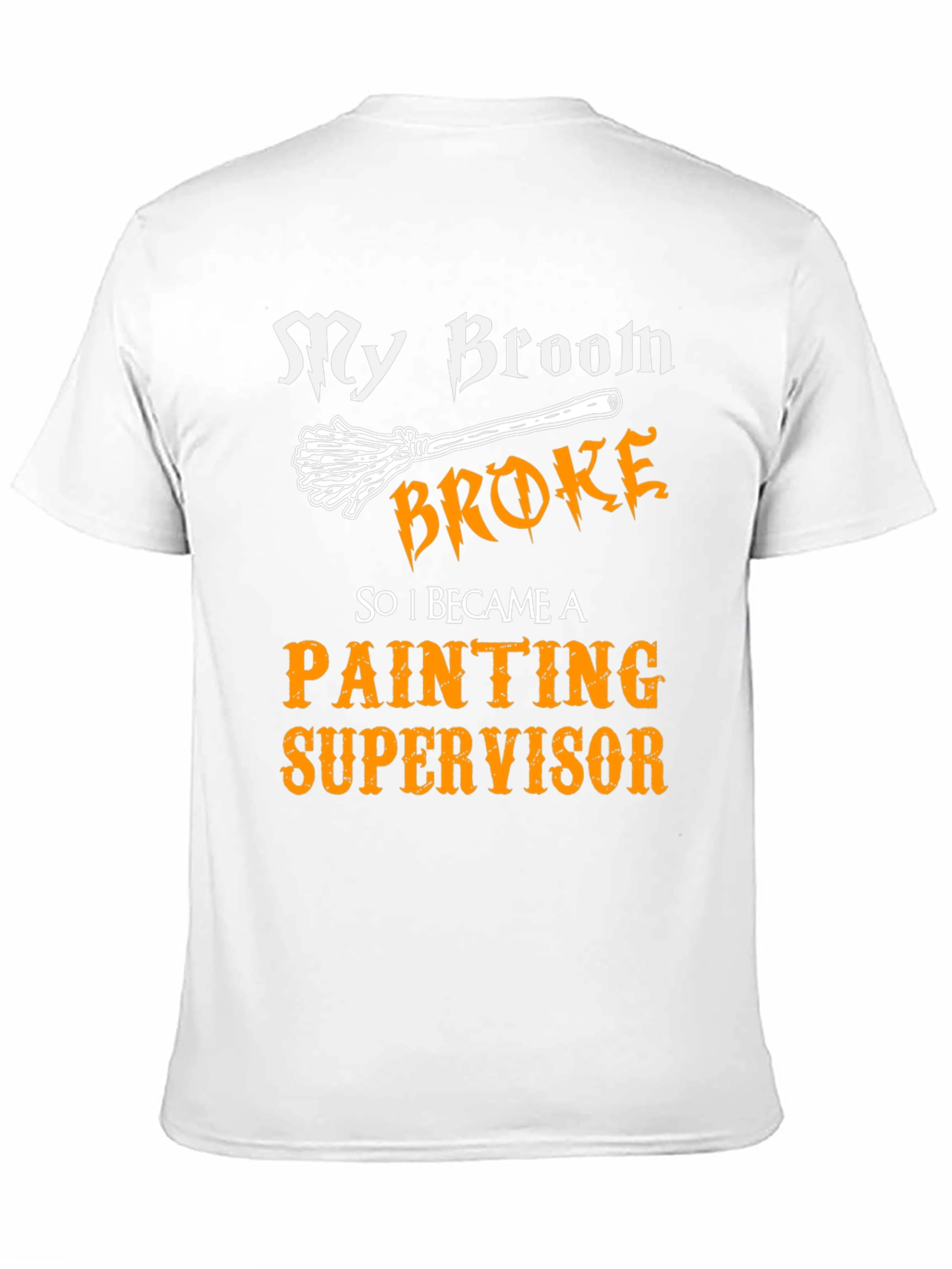 Funny Painting Supervisor Halloween T-Shirt