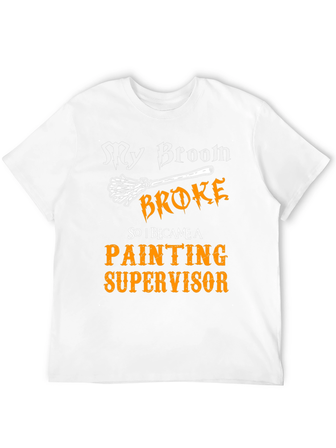 Funny Painting Supervisor Halloween T-Shirt