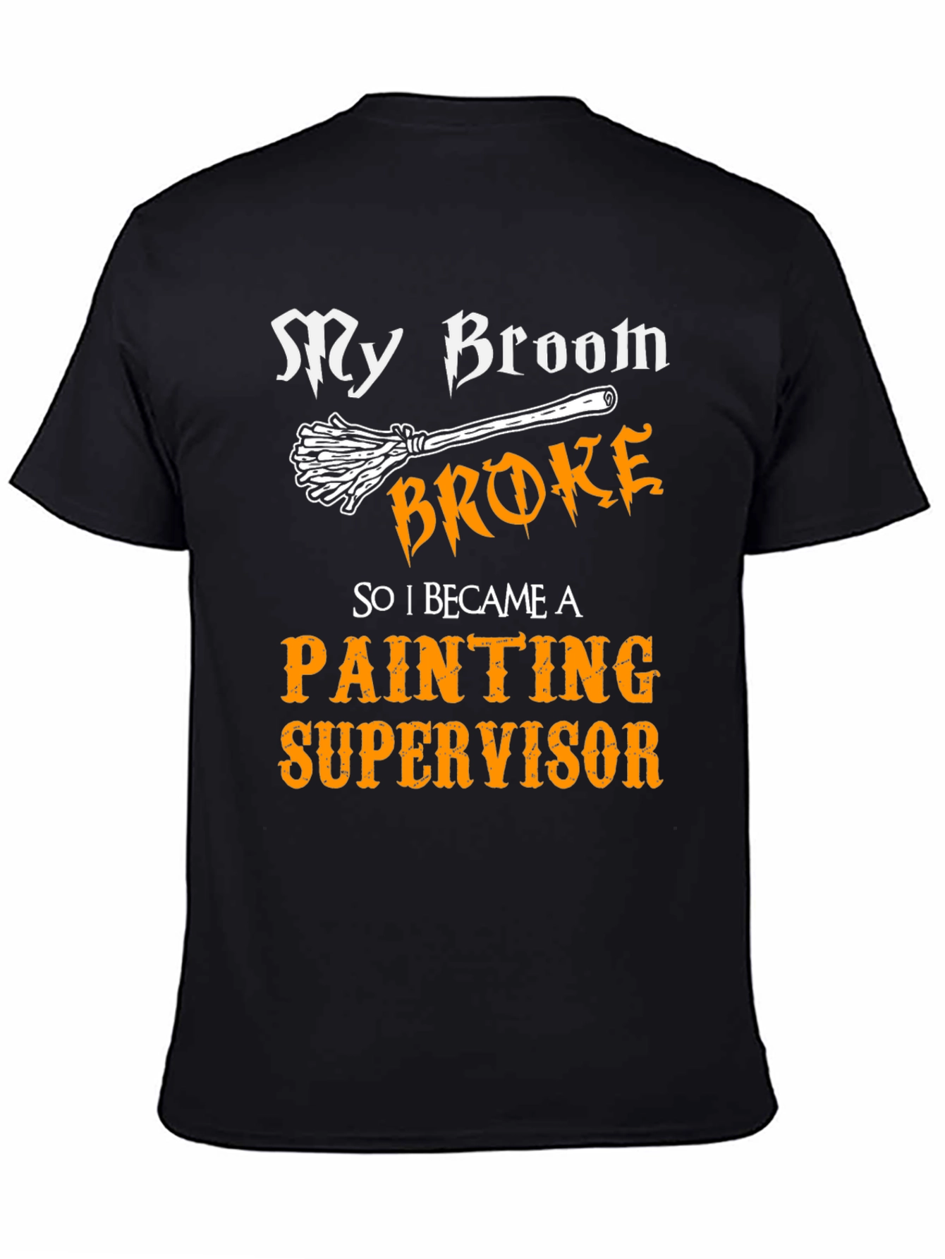 Funny Painting Supervisor Halloween T-Shirt