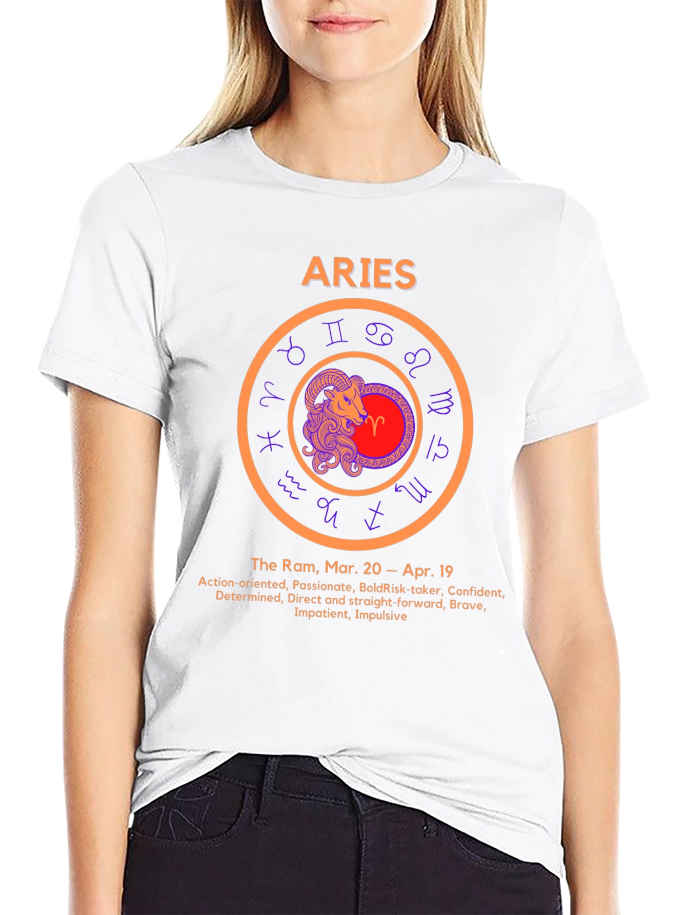 Aries Zodiac Sign T-Shirt