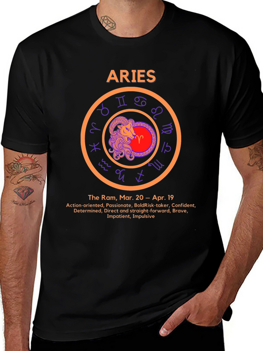 Aries Zodiac Sign T-Shirt