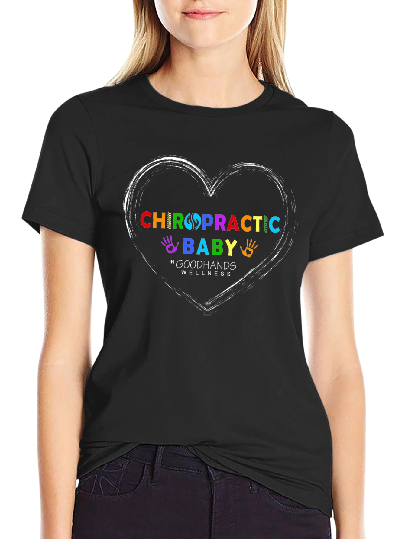 Chiropractic Baby Wellness Heart T-Shirt