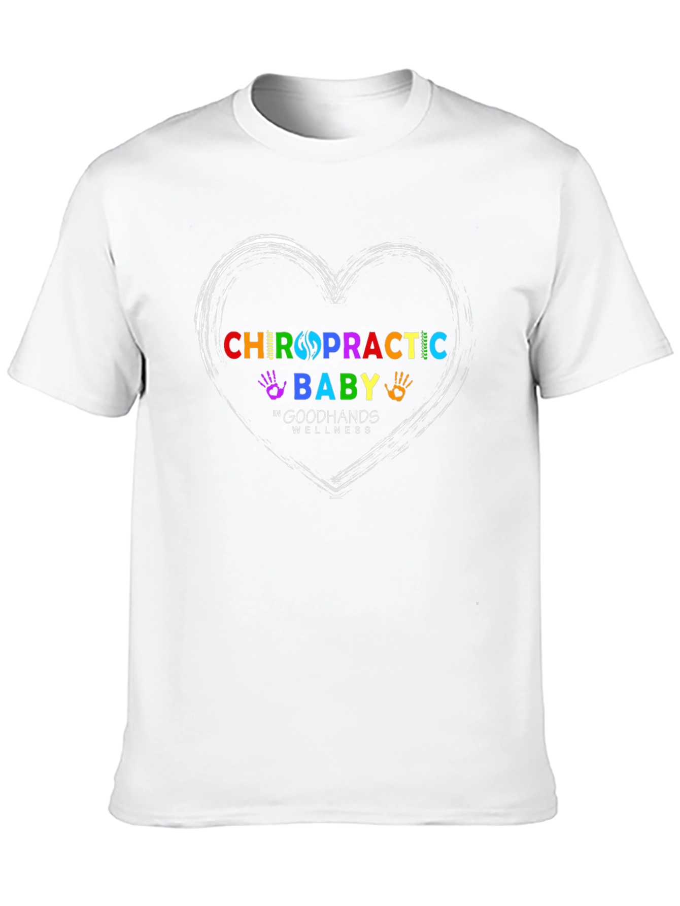 Chiropractic Baby Wellness Heart T-Shirt