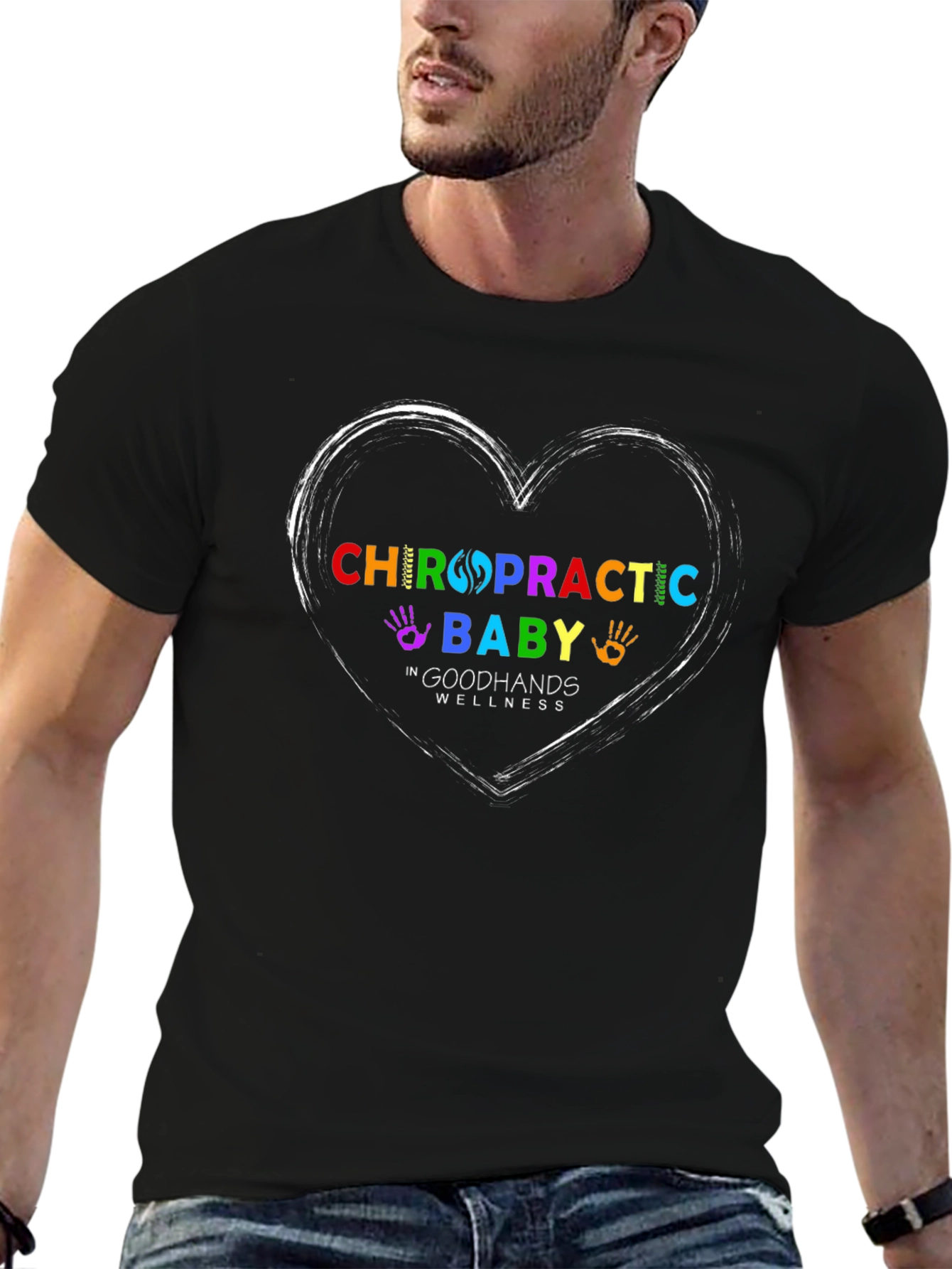 Chiropractic Baby Wellness Heart T-Shirt