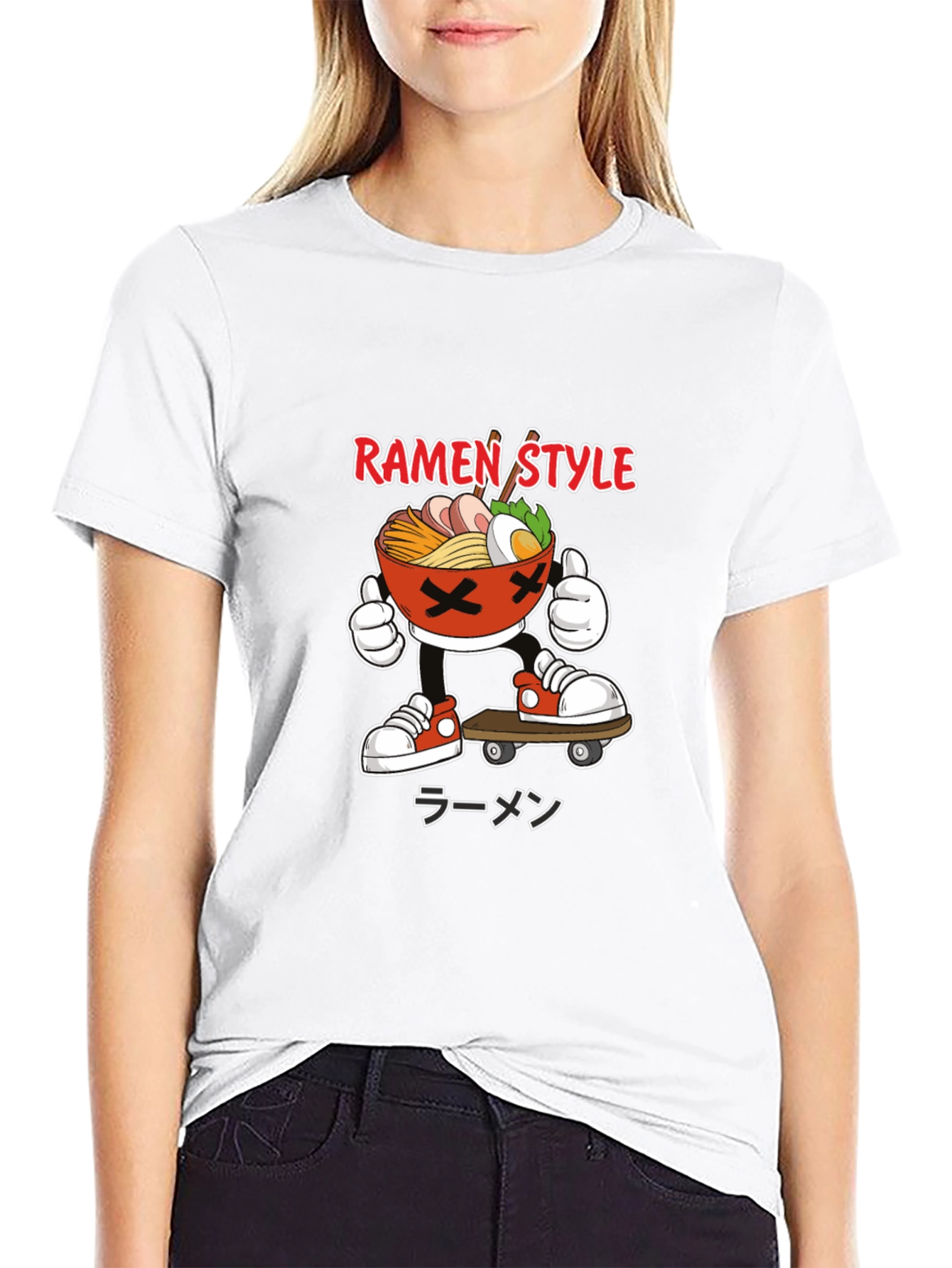 Ramen Style Skateboard T-Shirt