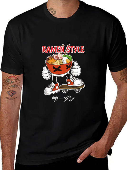 Ramen Style Skateboard T-Shirt