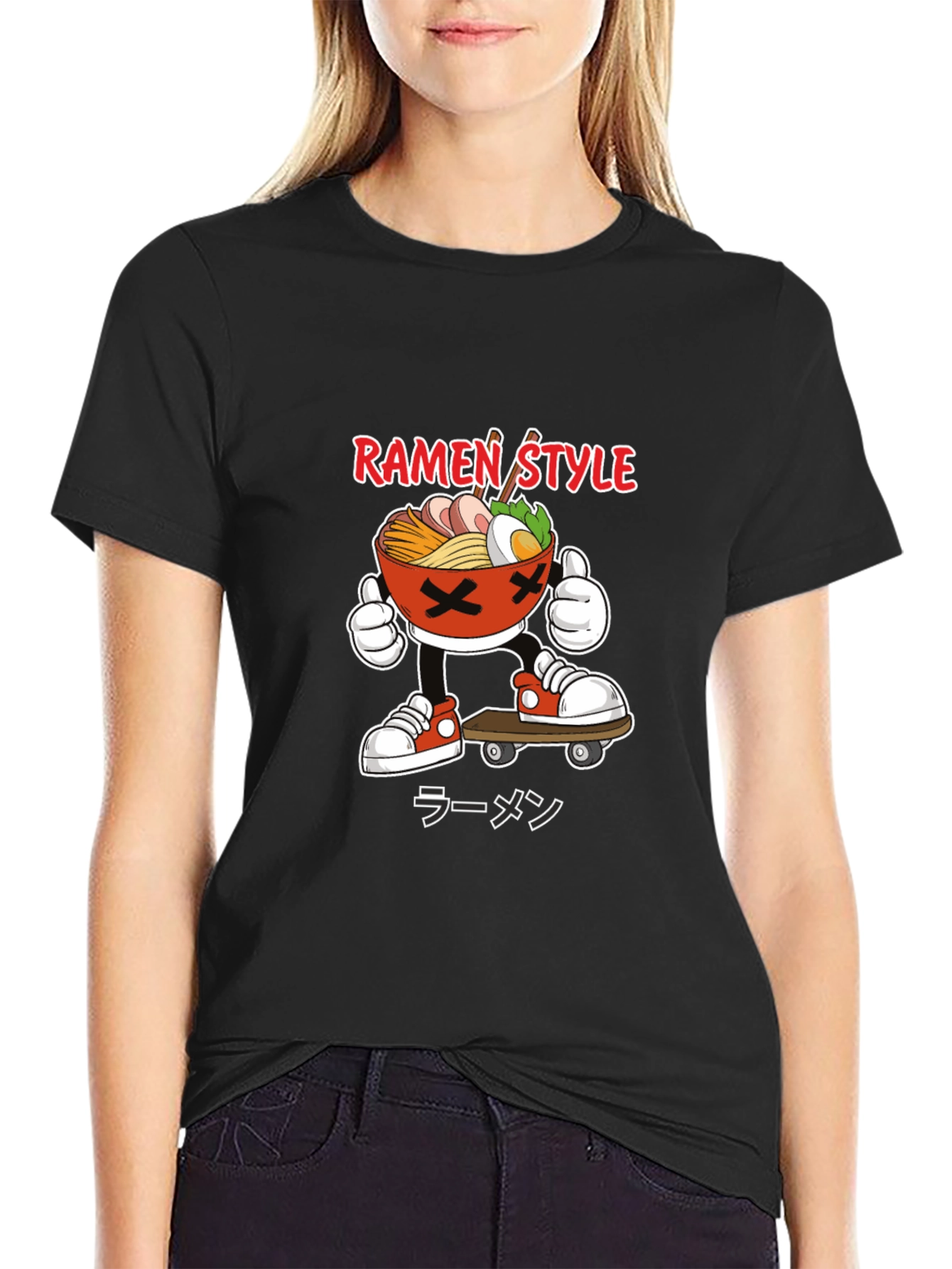 Ramen Style Skateboard T-Shirt