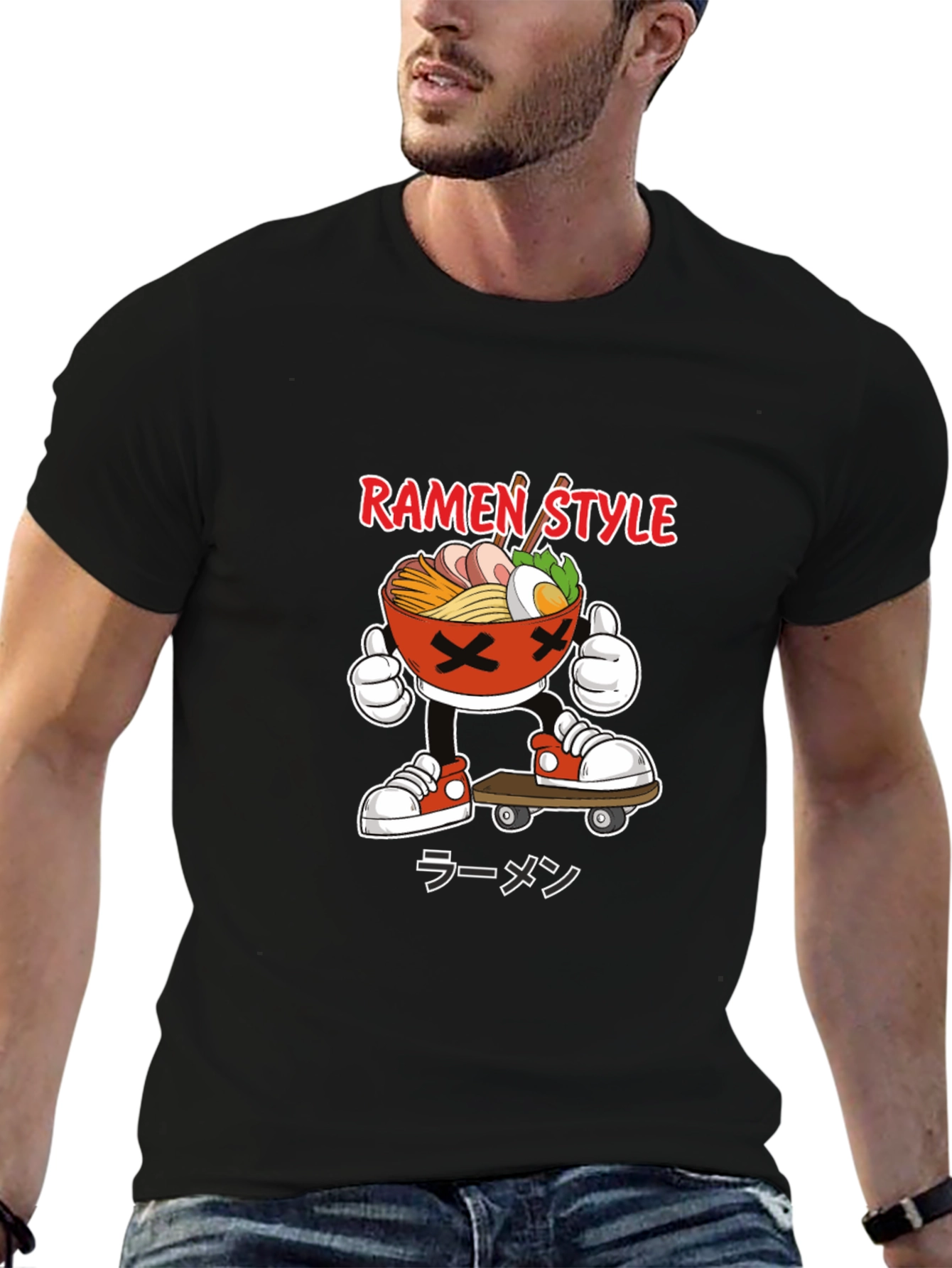 Ramen Style Skateboard T-Shirt