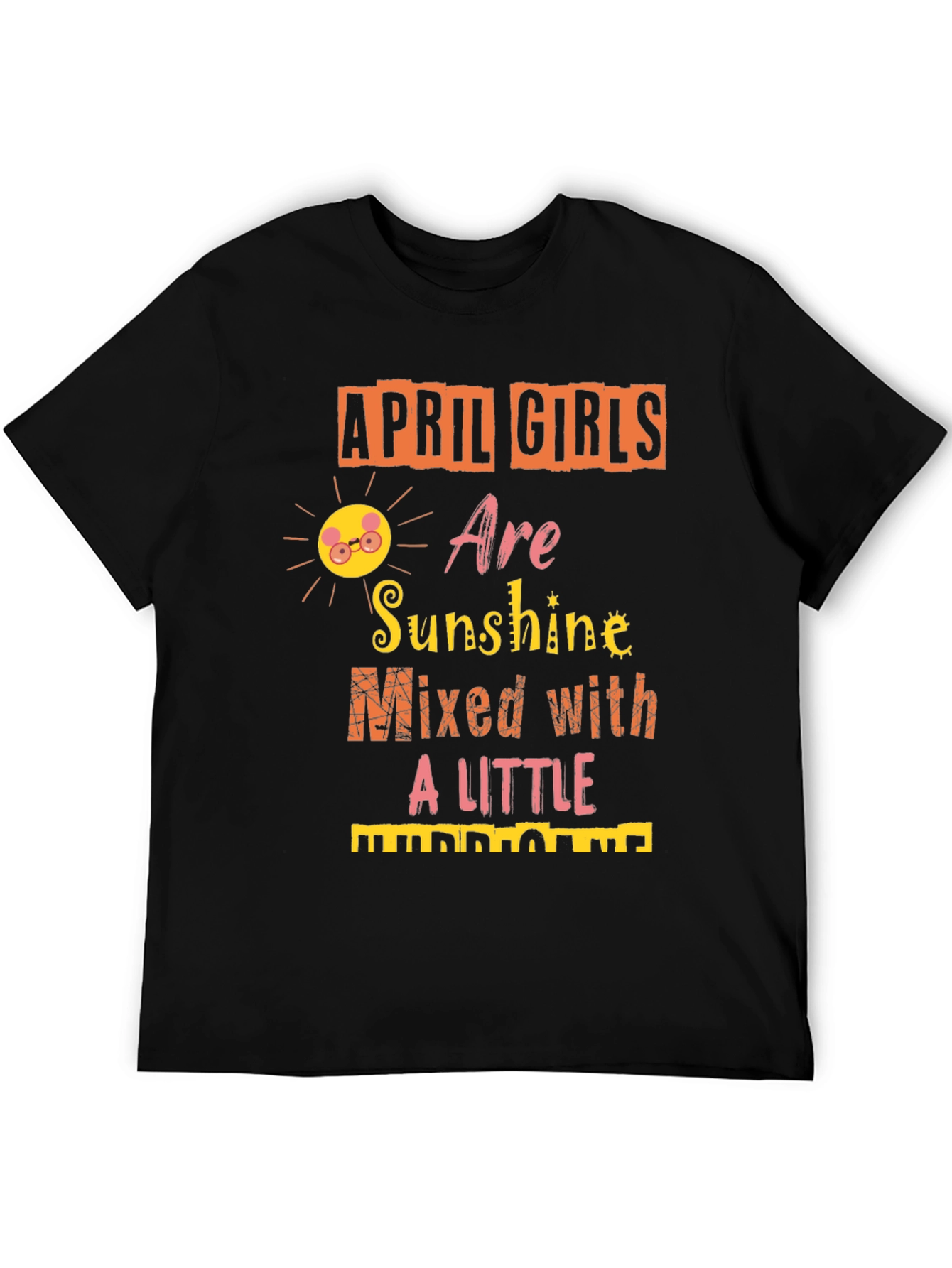April Girls Sunshine Hurricane Graphic Tee