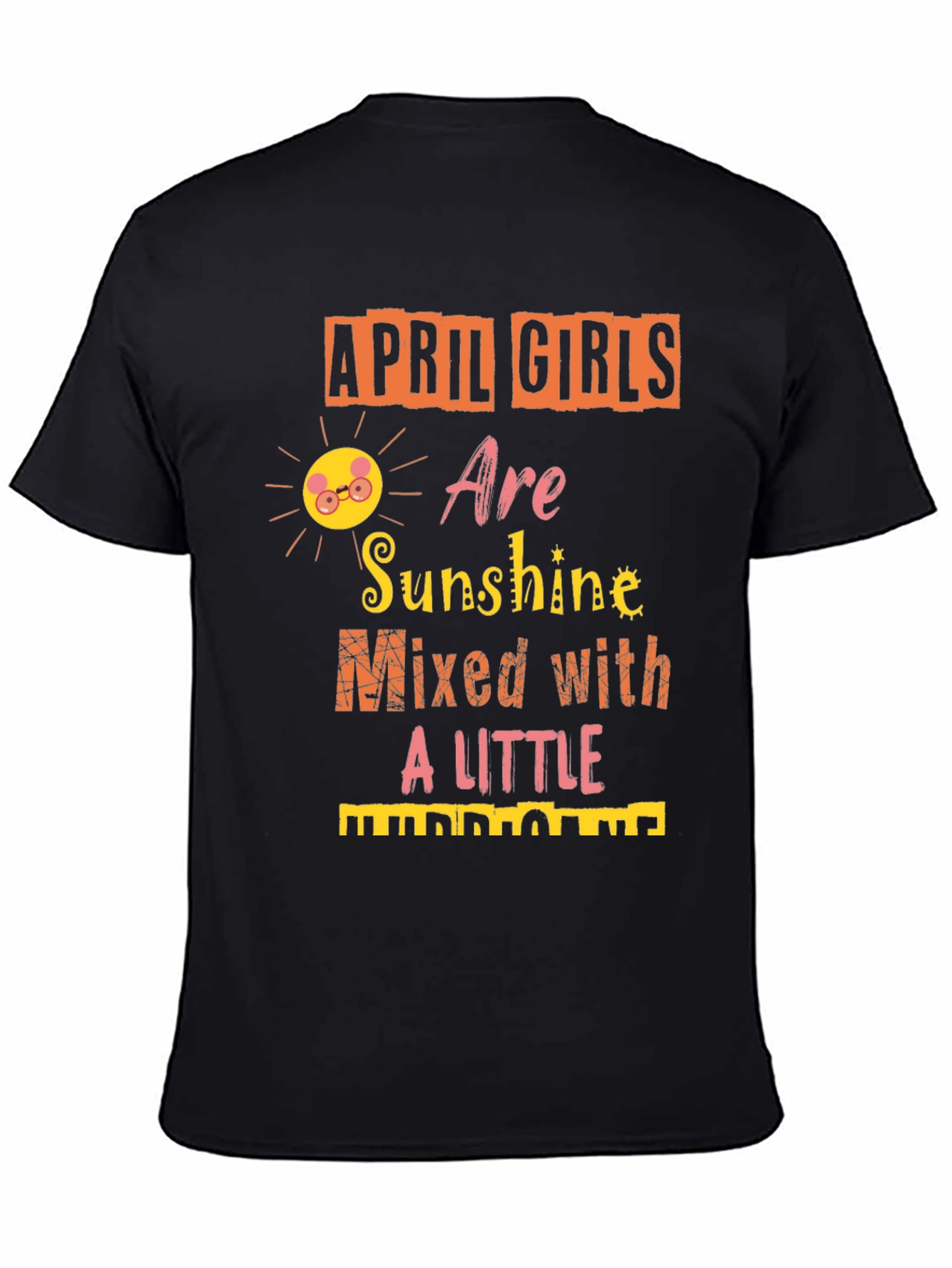April Girls Sunshine Hurricane Graphic Tee