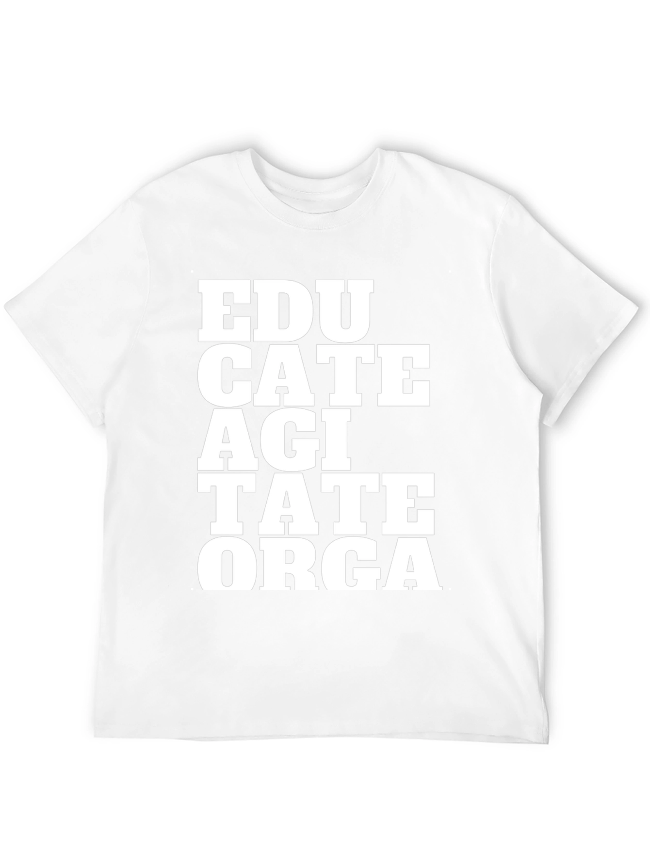 Educate Agitate T-Shirt - Activist Tee