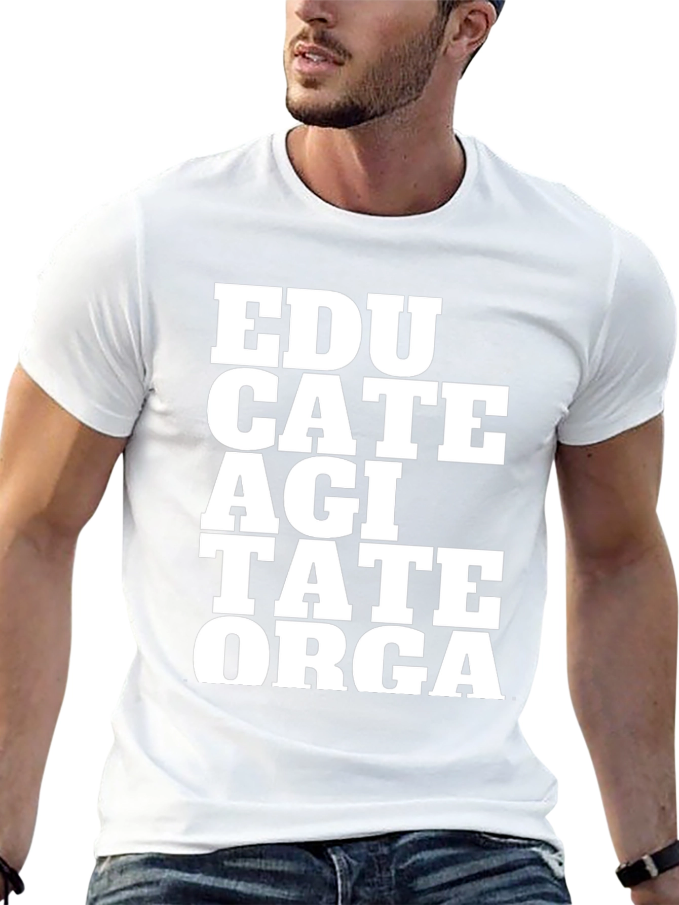 Educate Agitate T-Shirt - Activist Tee