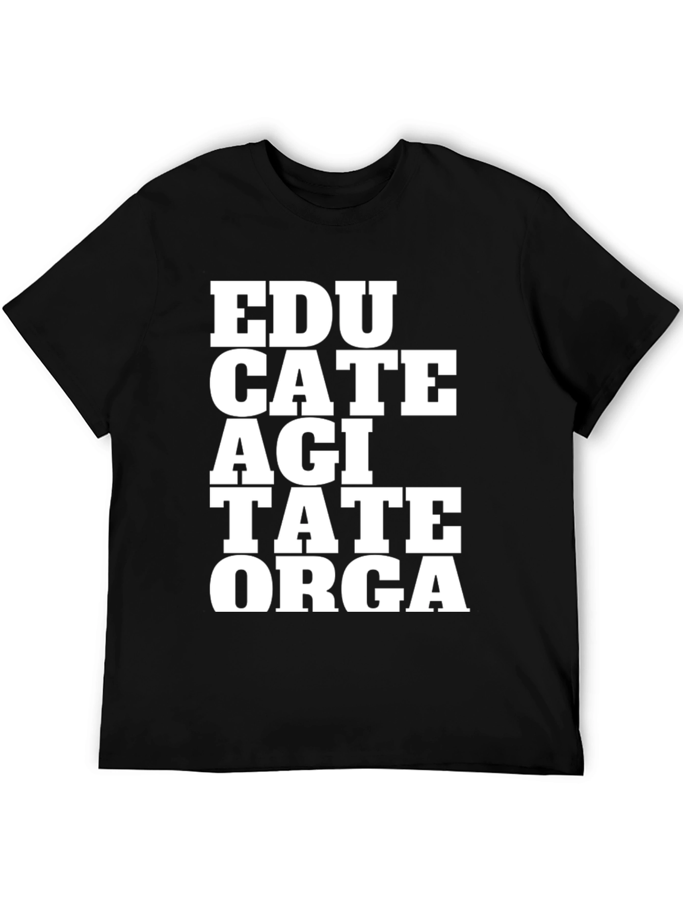 Educate Agitate T-Shirt - Activist Tee