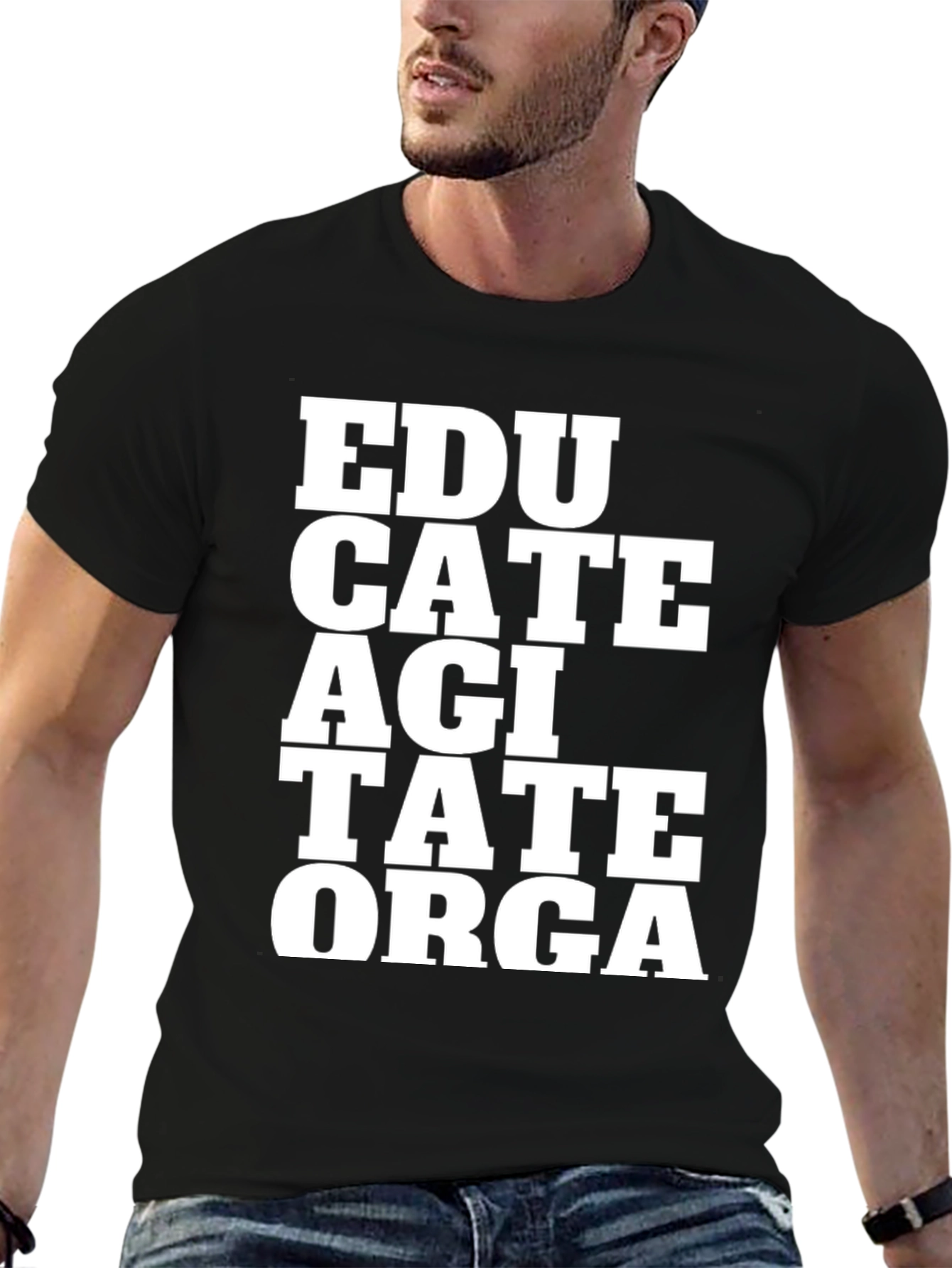 Educate Agitate T-Shirt - Activist Tee