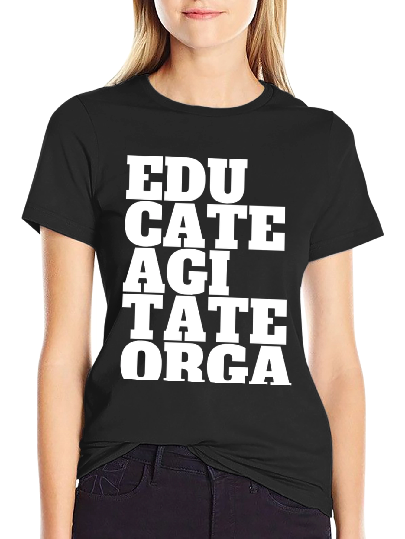 Educate Agitate T-Shirt - Activist Tee