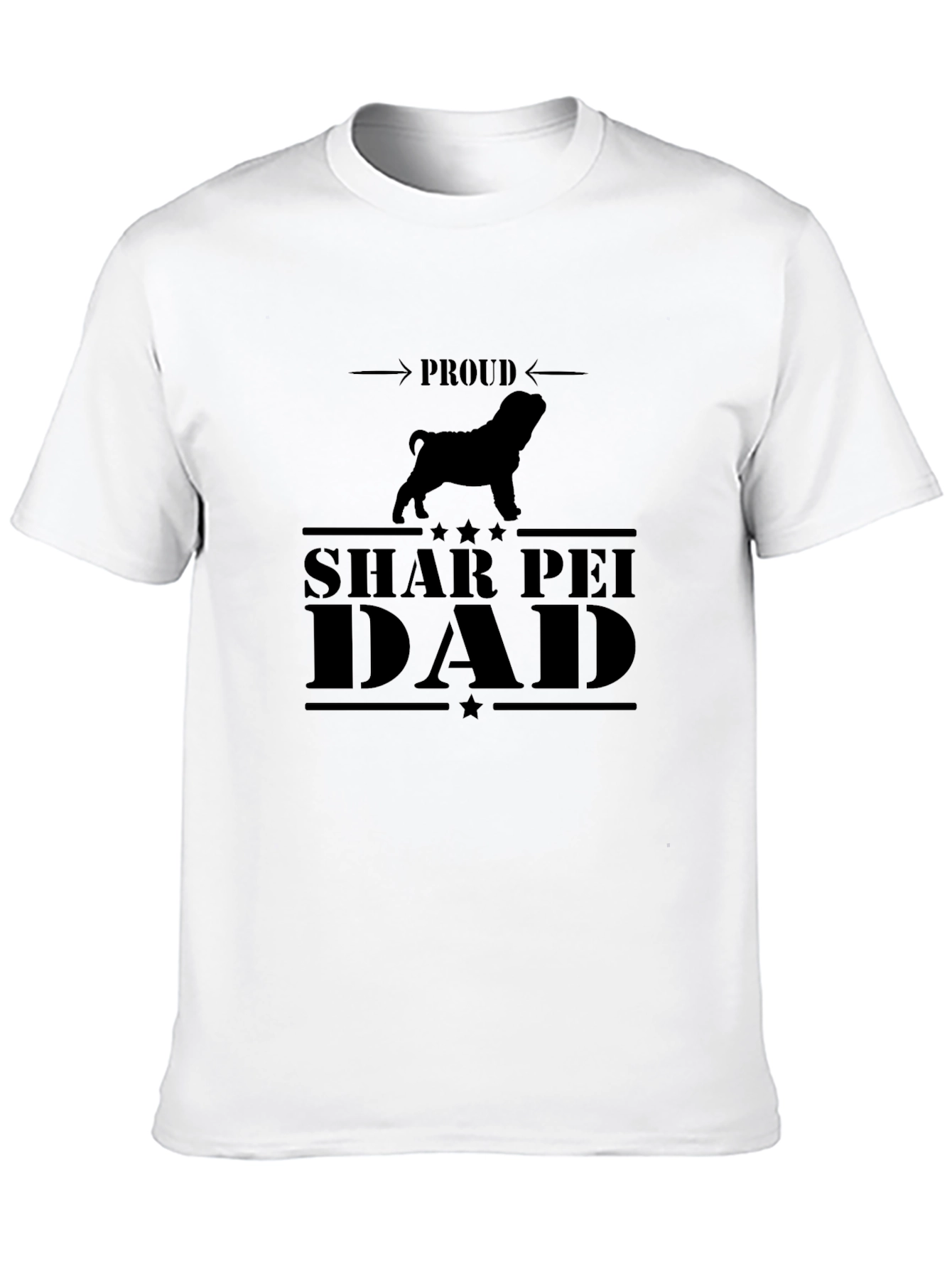 Proud Shar Pei Dad T-Shirt