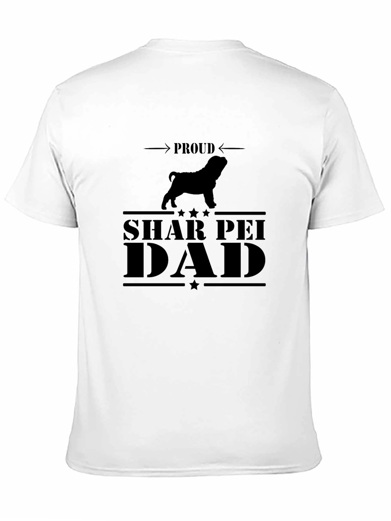 Proud Shar Pei Dad T-Shirt