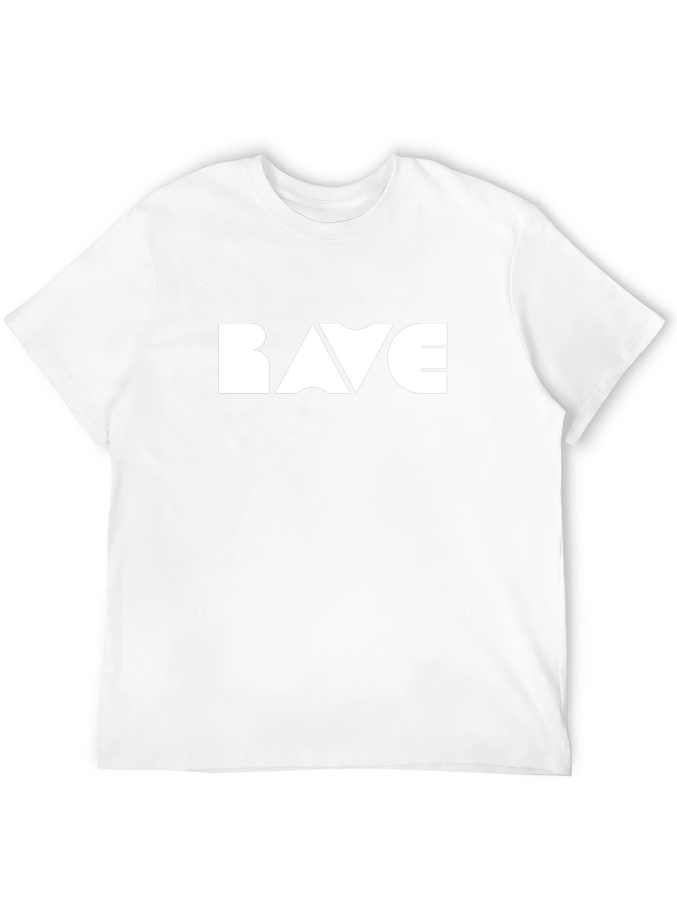 Rave Graphic Tee - Trendy Black T-Shirt