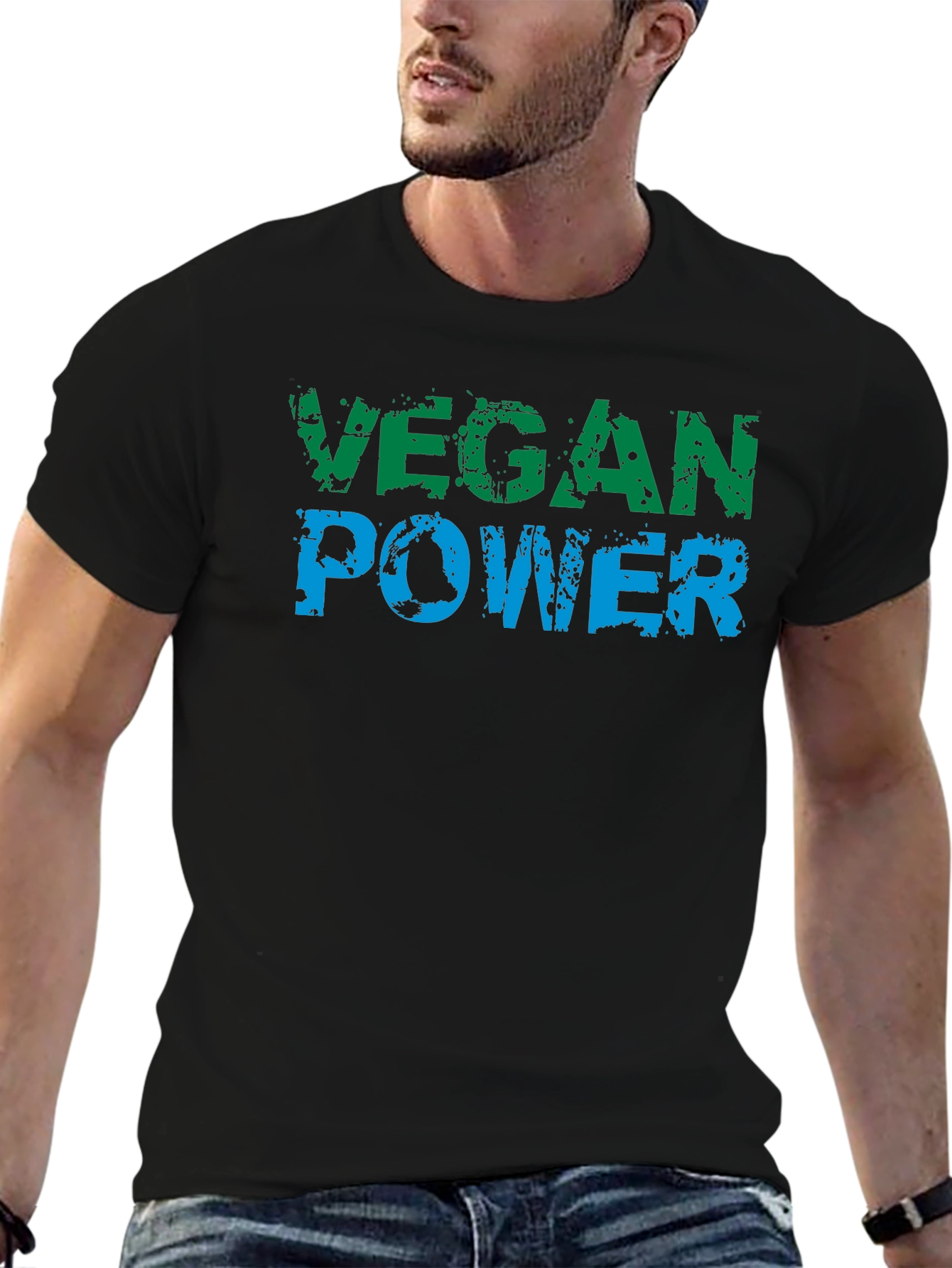 Vegan Power T-Shirt - Black