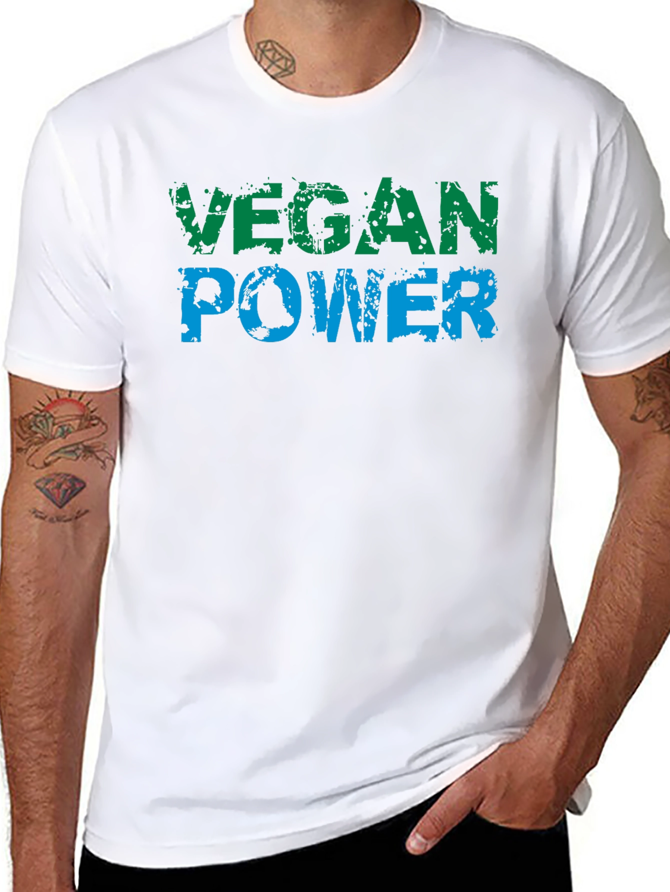 Vegan Power T-Shirt - Black