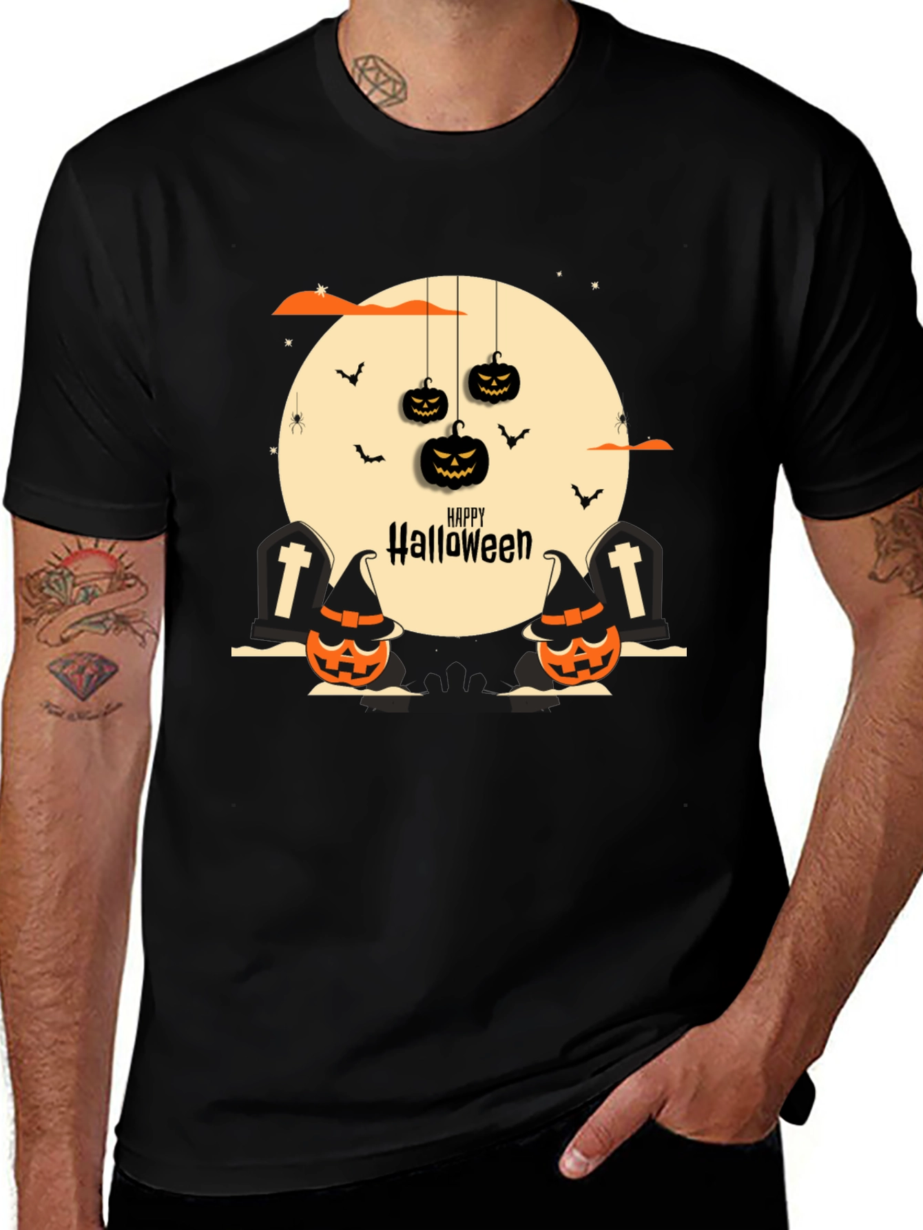 Halloween Graphic Tee - Spooky Season Style
