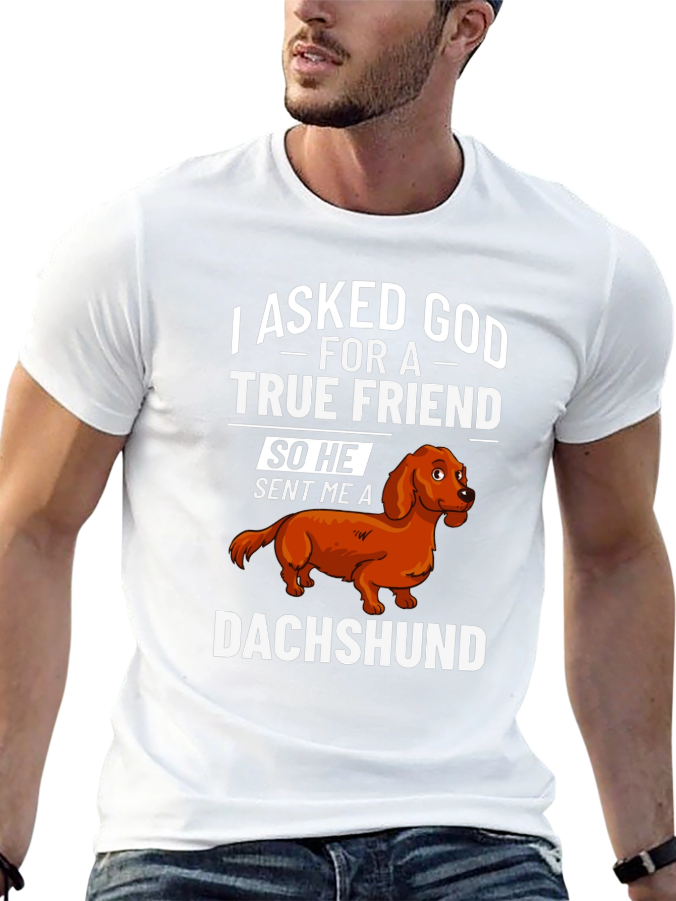 Dachshund True Friend T-Shirt - Dog Lover Apparel
