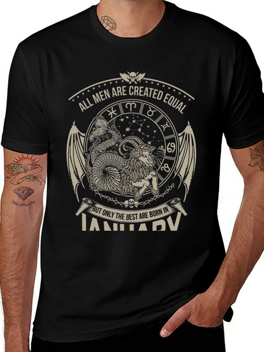 January Born Aries Zodiac T-Shirt