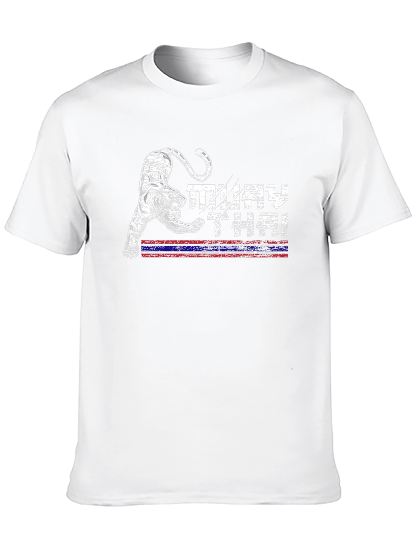 Muay Thai Tiger Graphic Tee - Black