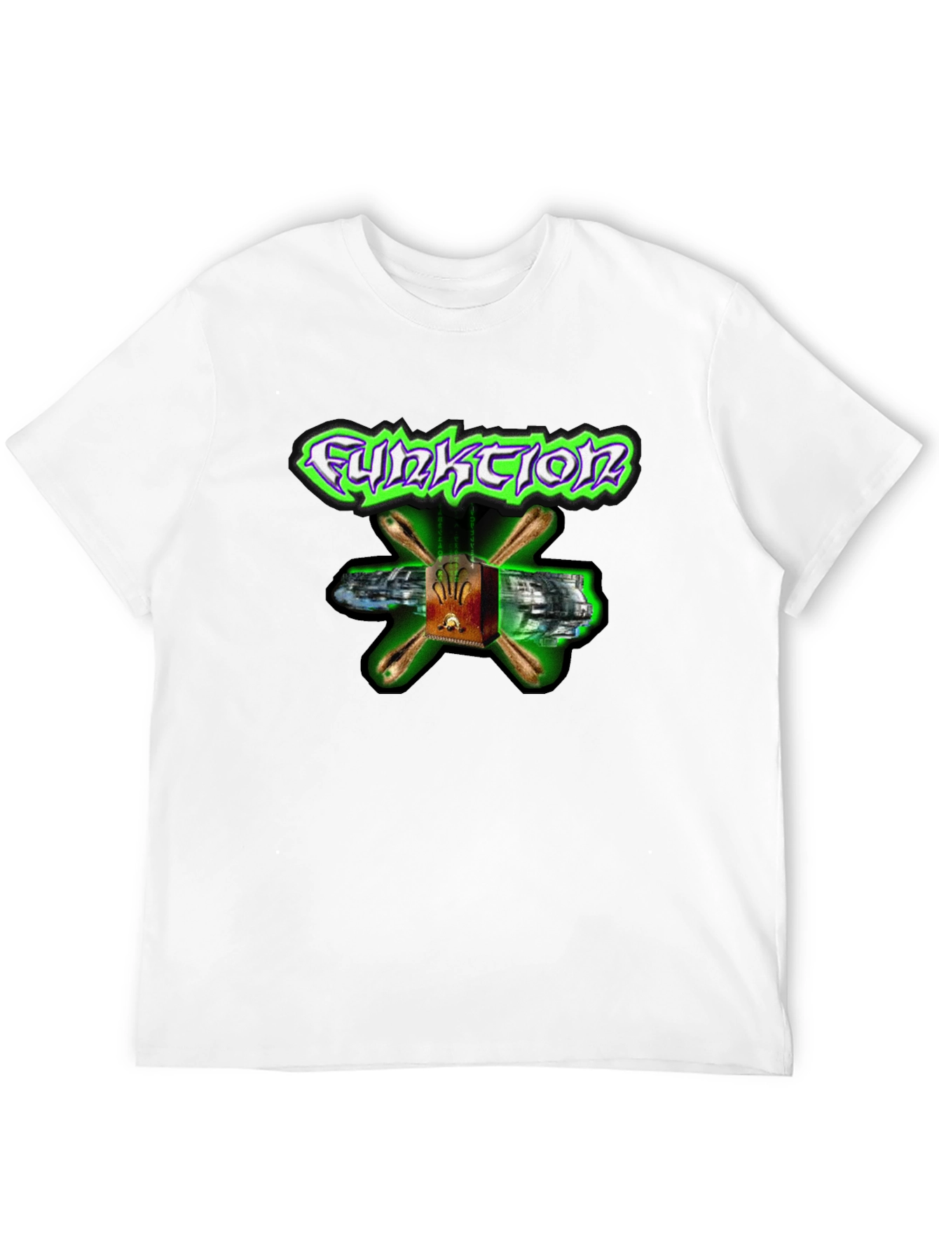Funktion Black T-Shirt with Cool Graphic Design
