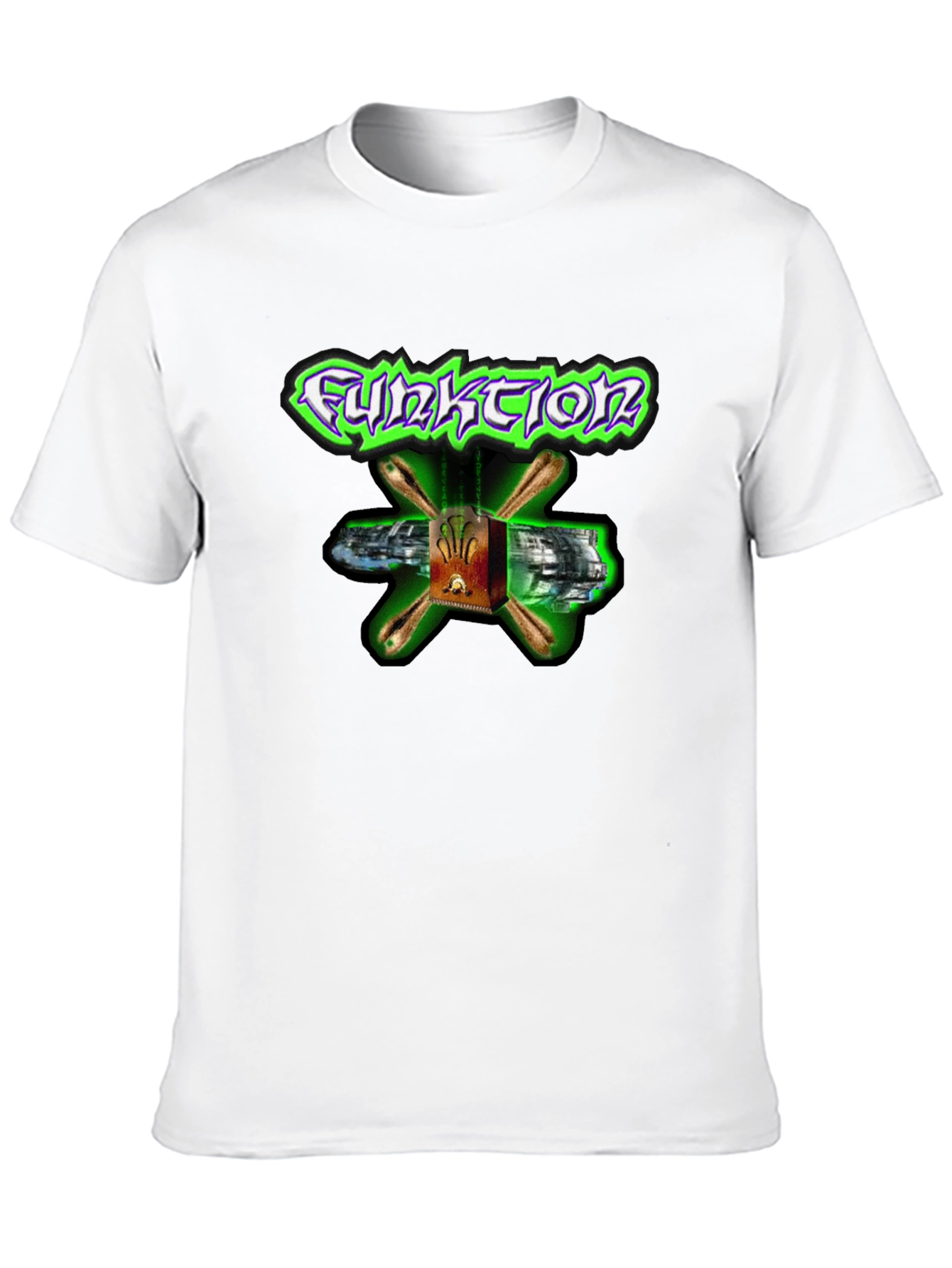 Funktion Black T-Shirt with Cool Graphic Design