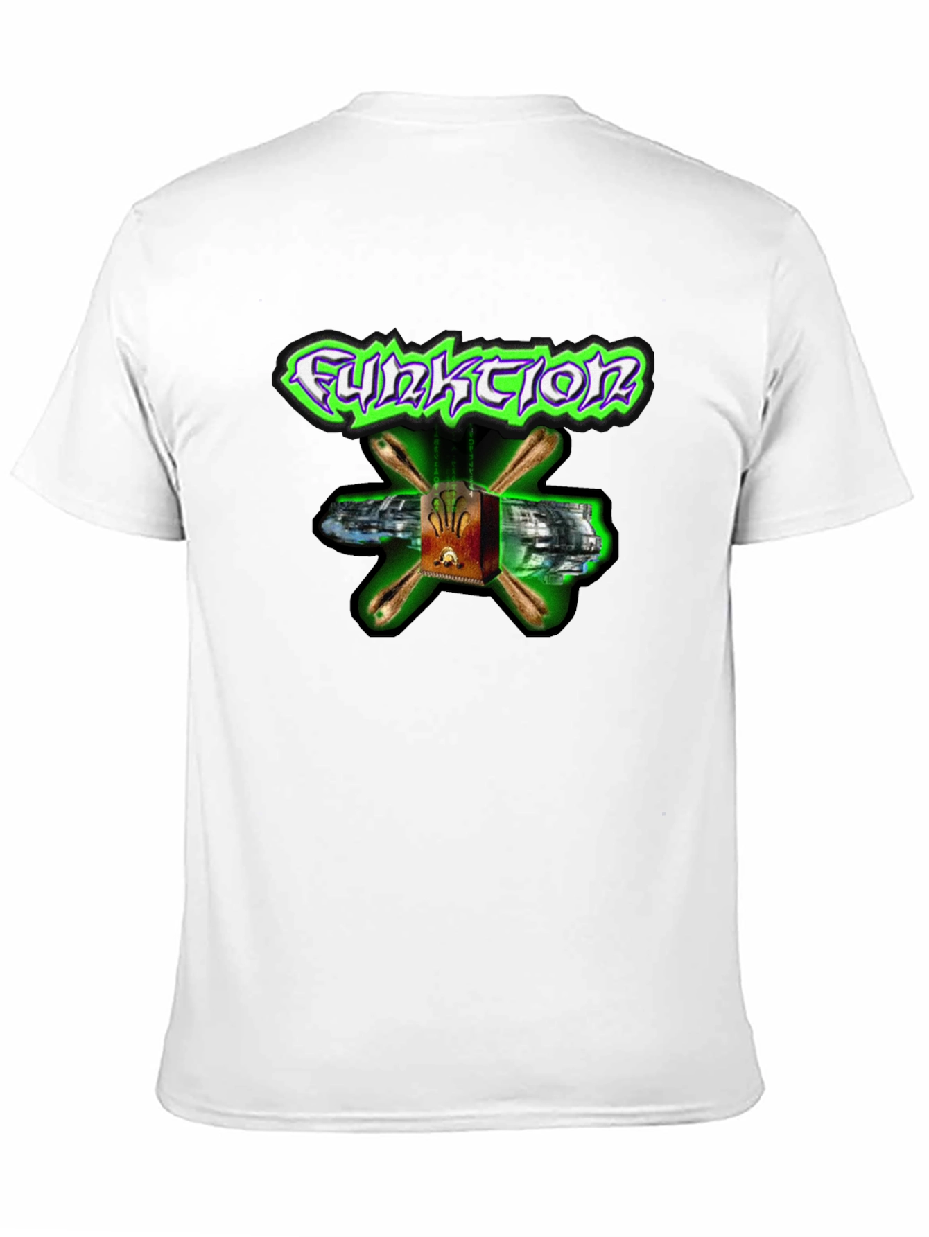 Funktion Black T-Shirt with Cool Graphic Design